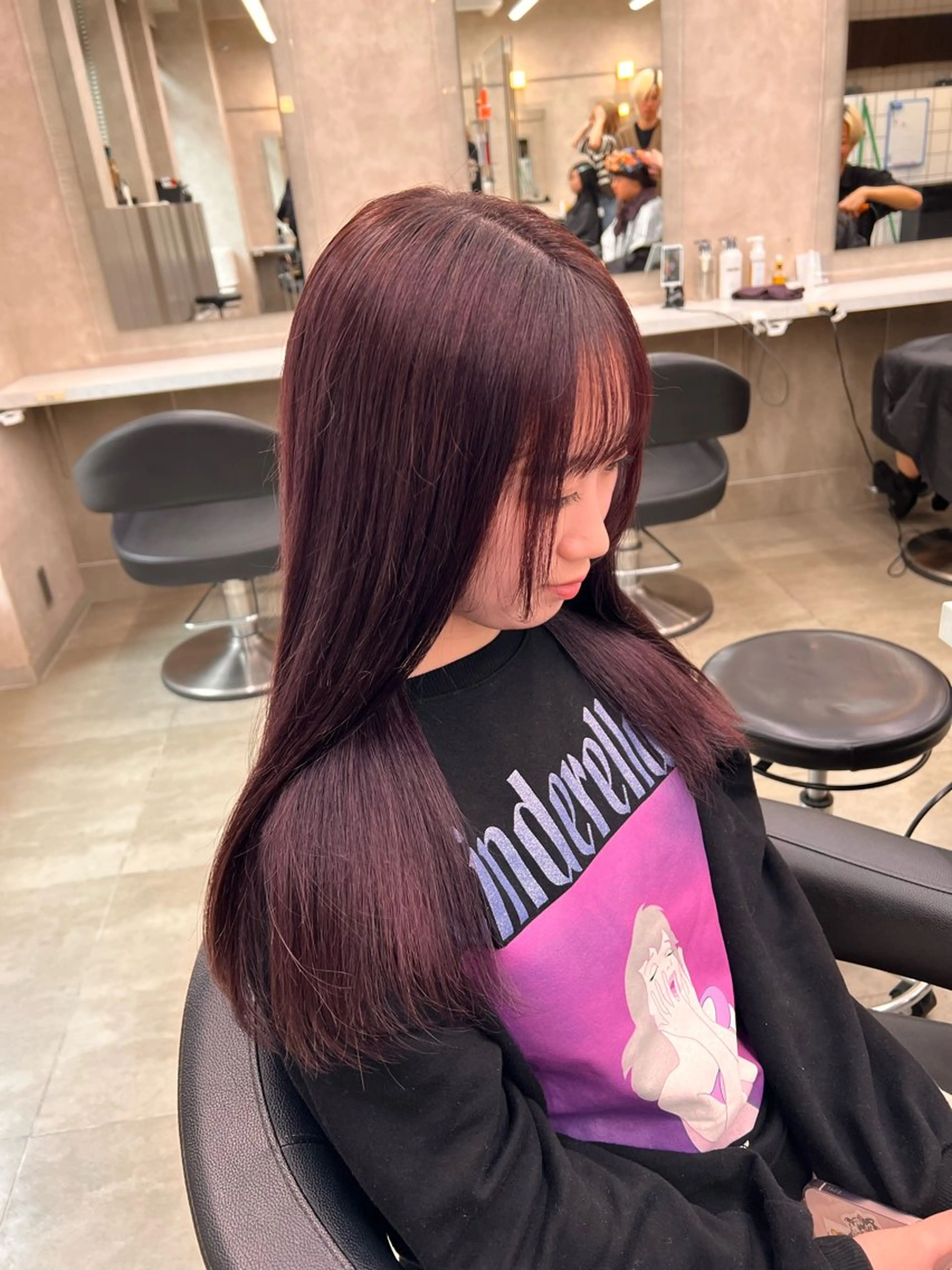 ロング カラー 💖札幌カラー 指名No.1💖玲奈のヘアスタイル