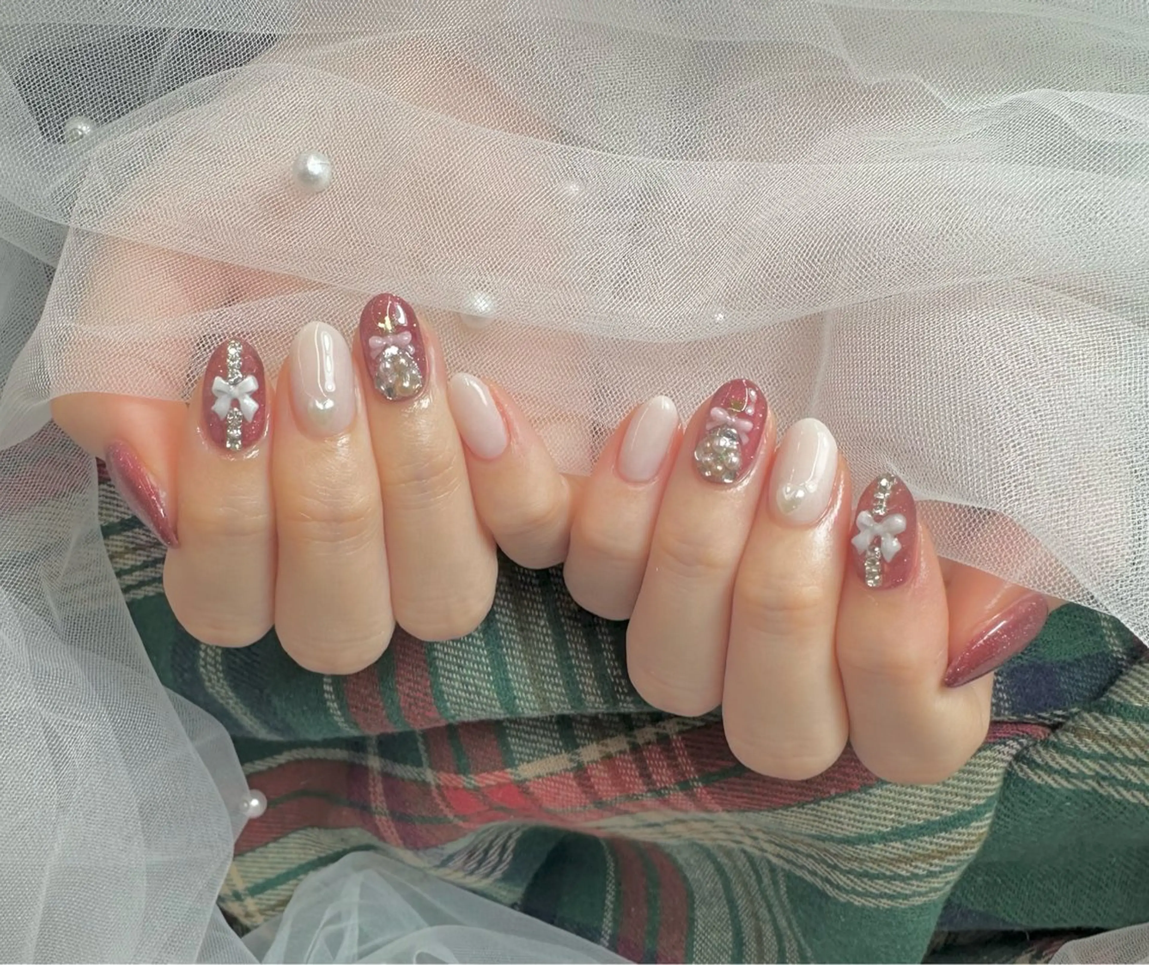 ネイル 冬ネイル クリスマス Pawtique nail salonのネイルデザイン