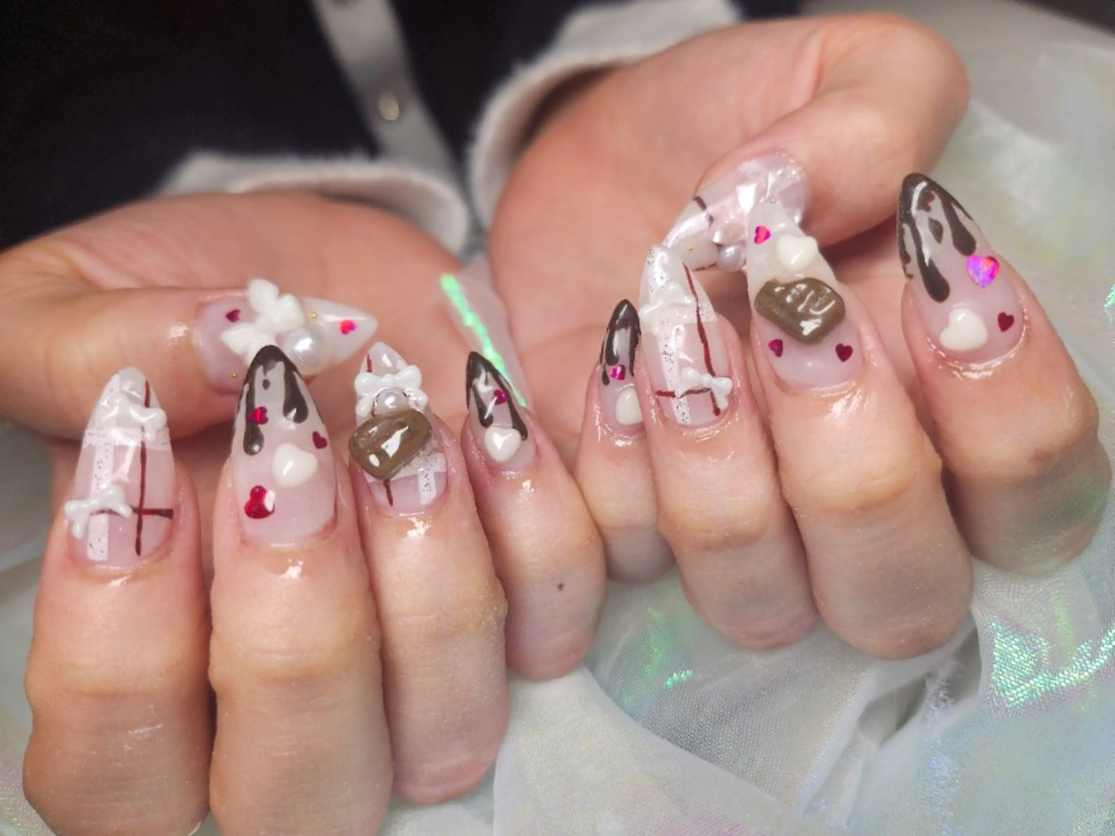 ネイル ハンドネイル 💜bora .のネイルデザイン