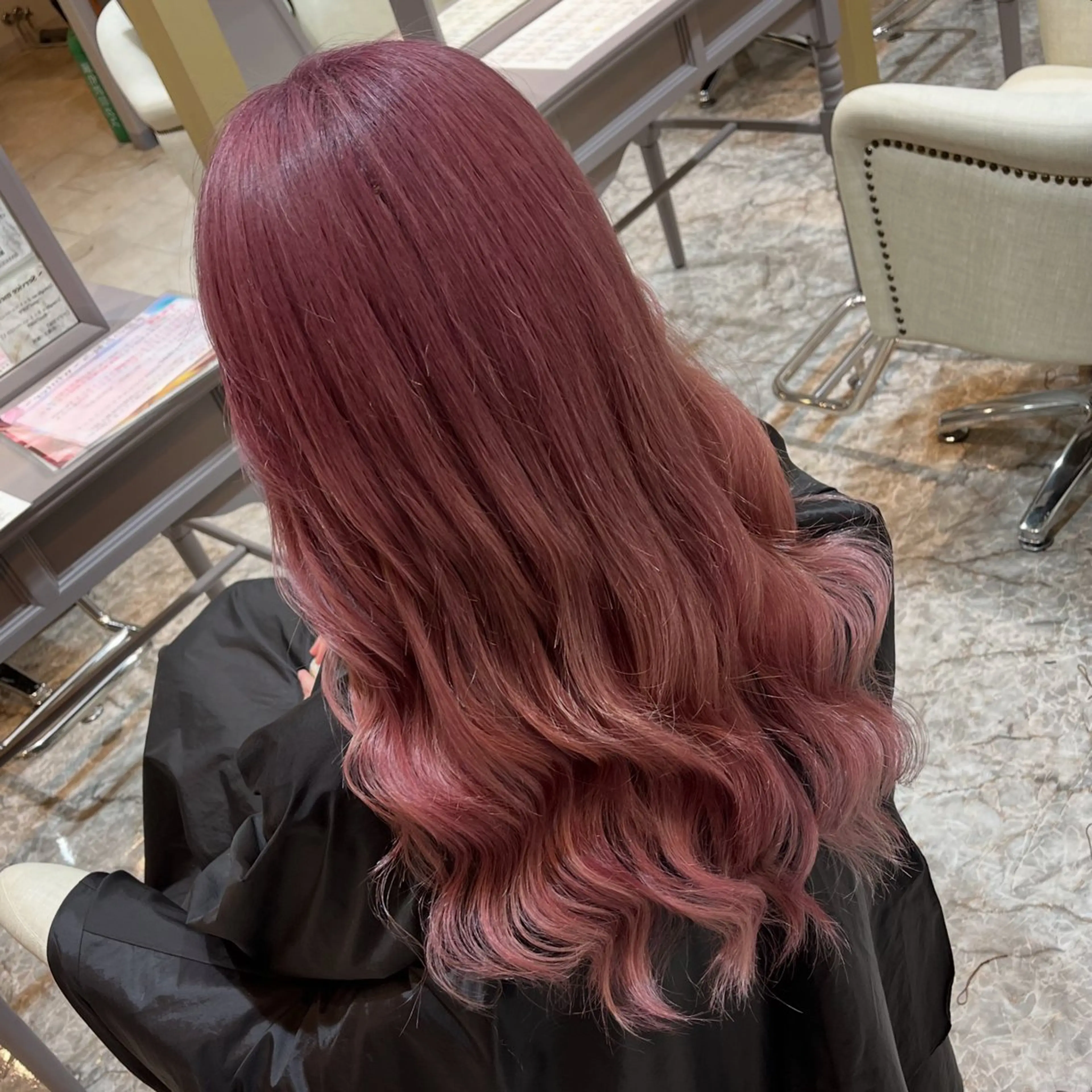 カラー ベージュカラー 黒髪 ブリーチ ブロンド ブルーカラー ヘアカラー MOMOKA /　Lapis今泉店のヘアスタイル