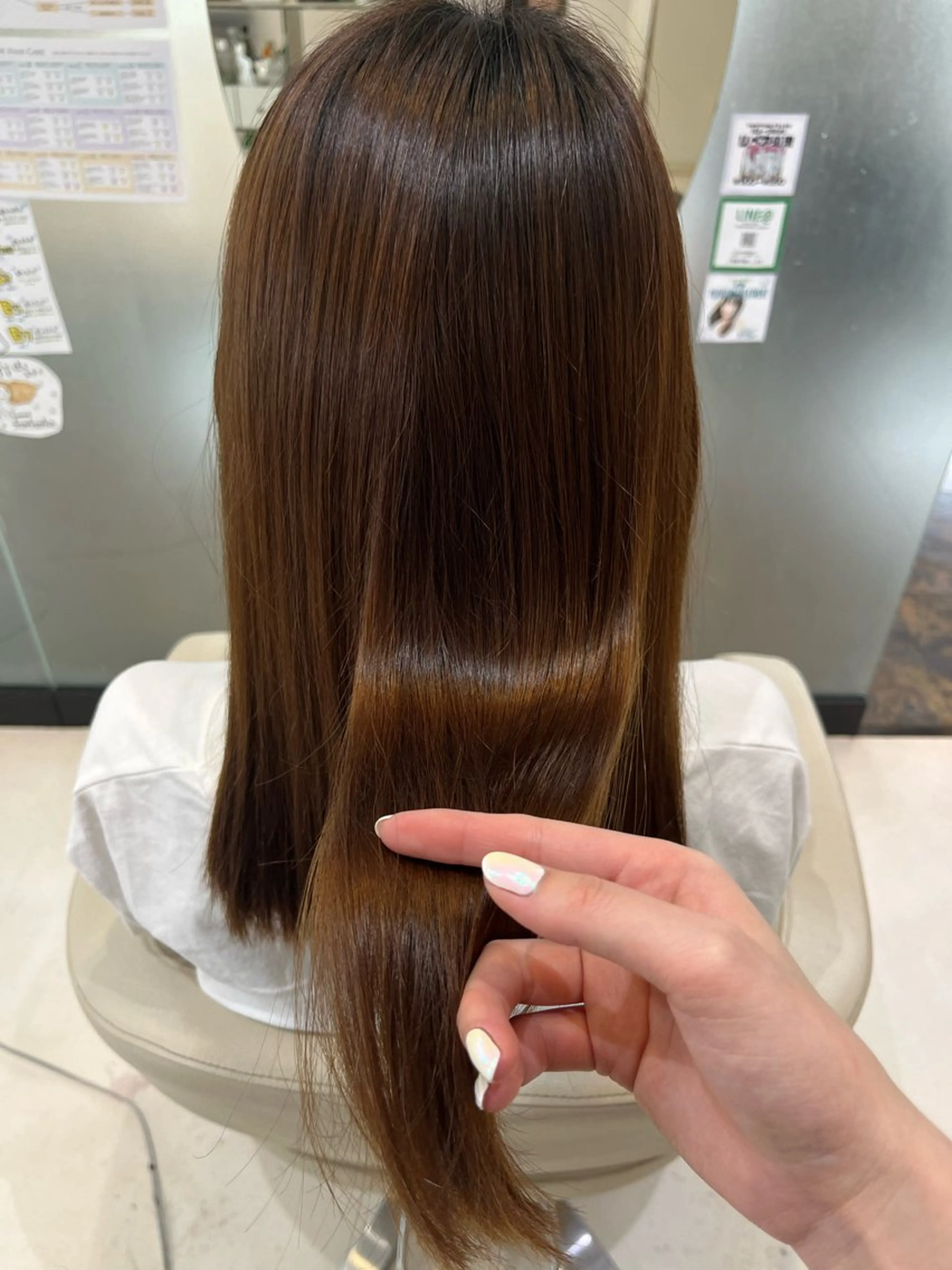 ミディアム 髪質改善 トリートメント トリートメント 野村 奈里亜のヘアスタイル