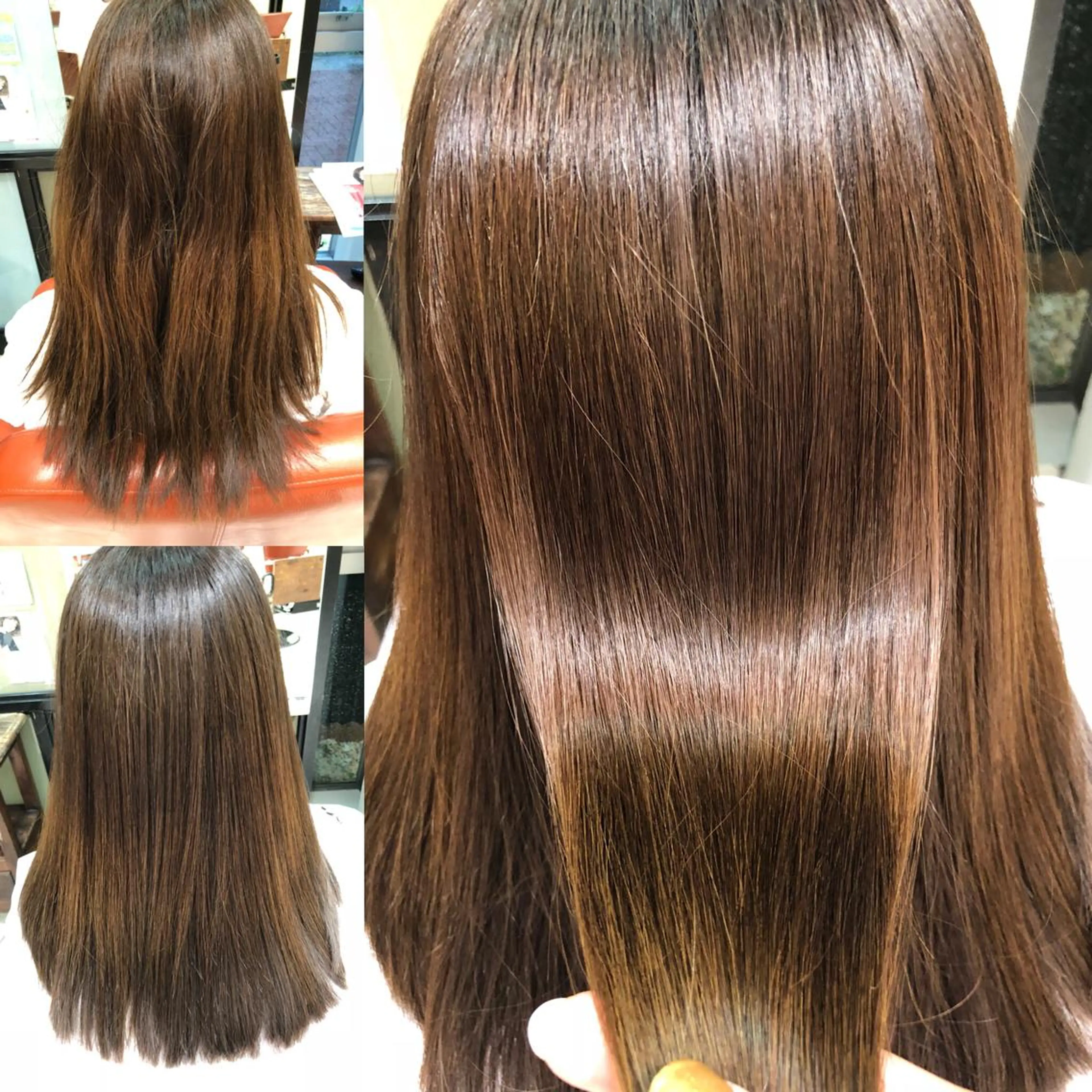 ロング 髪質改善 縮毛矯正 トリートメント 長津 健一郎のヘアスタイル