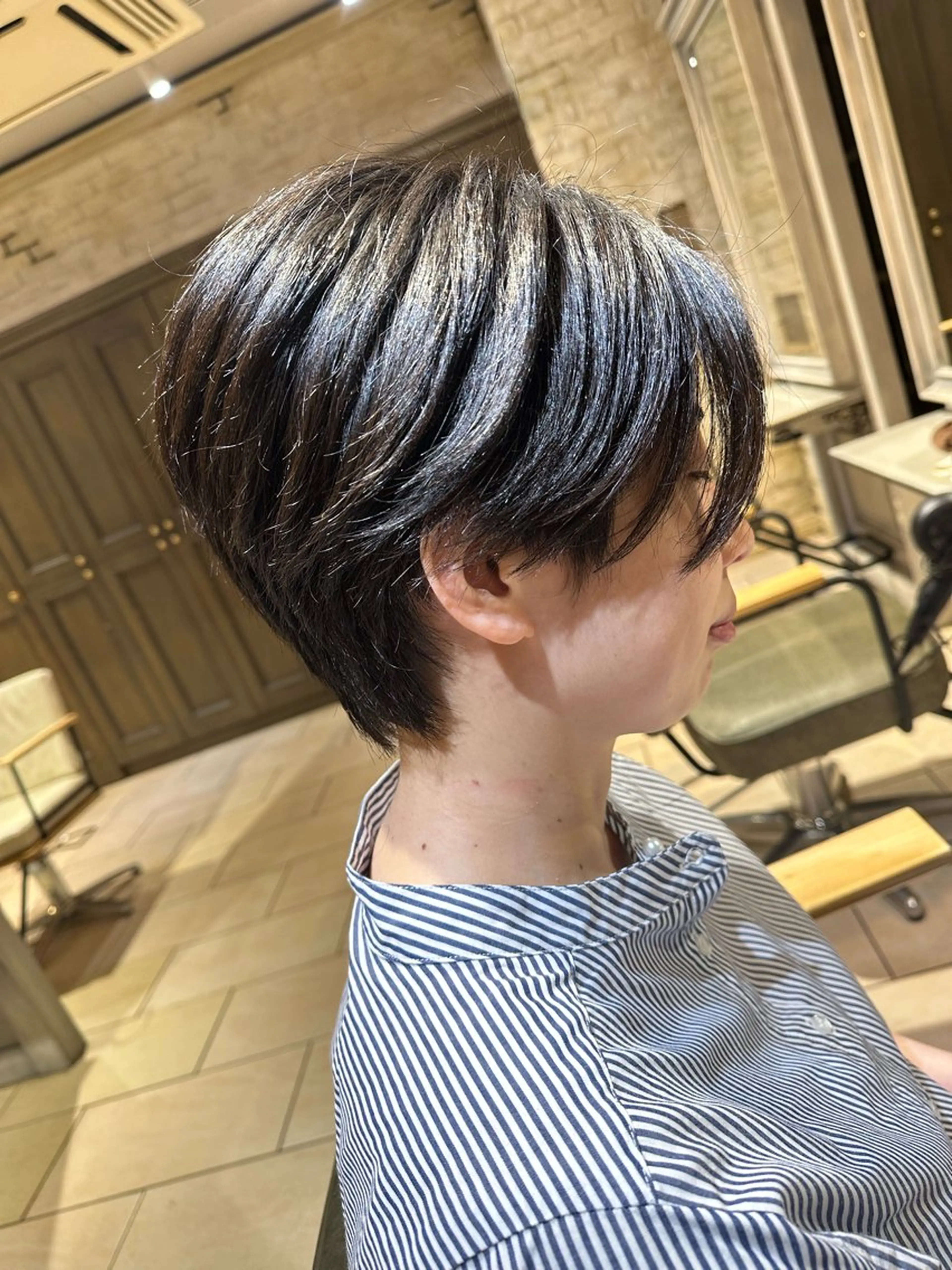 ショート ハンサムショート ショートヘア ミナミ マサミのヘアスタイル