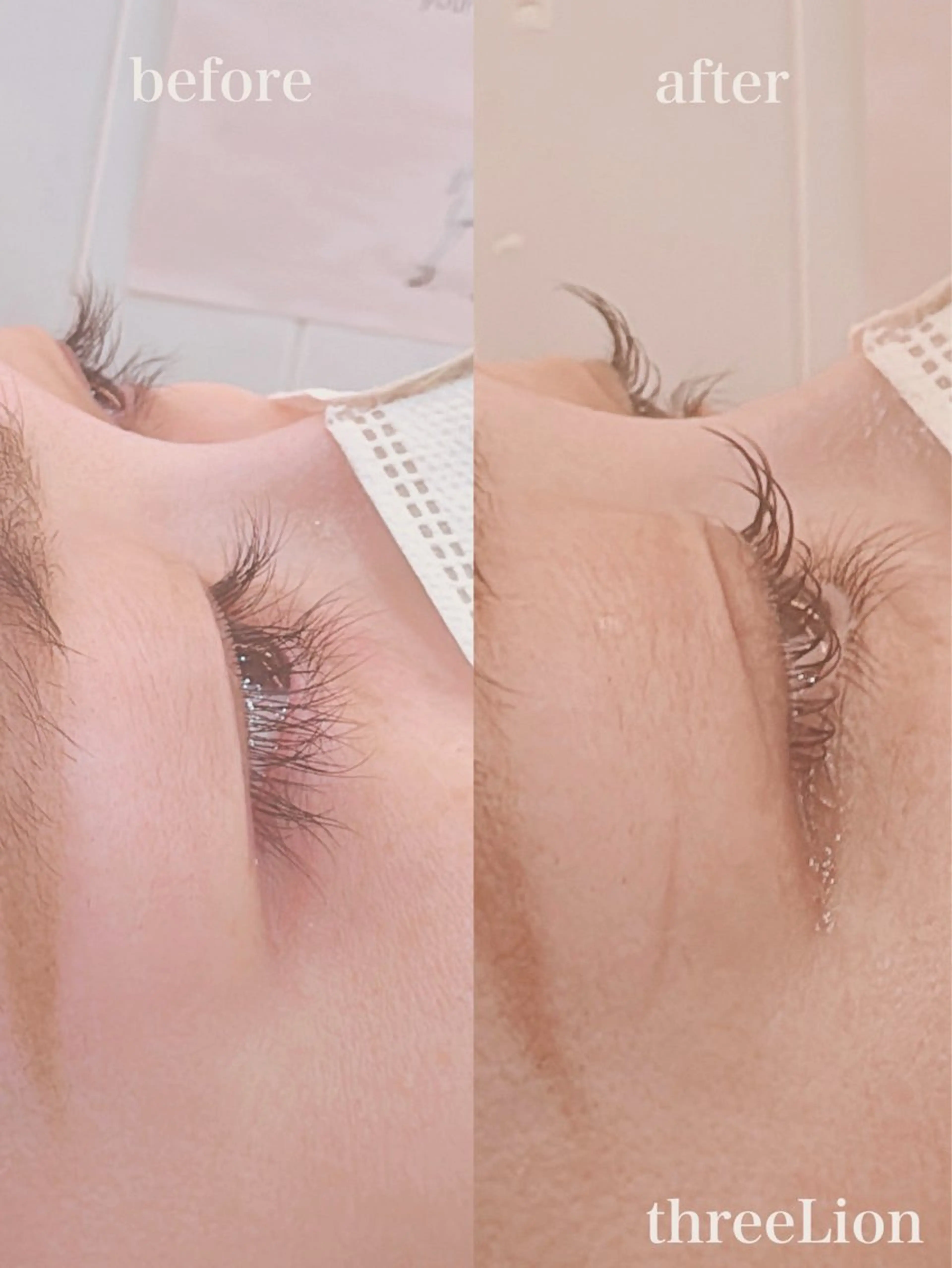 マツエク・マツパ まつげパーマ 一重×まつ毛パーマ マツパ threeLion　ネイル&アイラッシュサロン所属・threeLion ネイル&アイラッシュのネイルデザイン