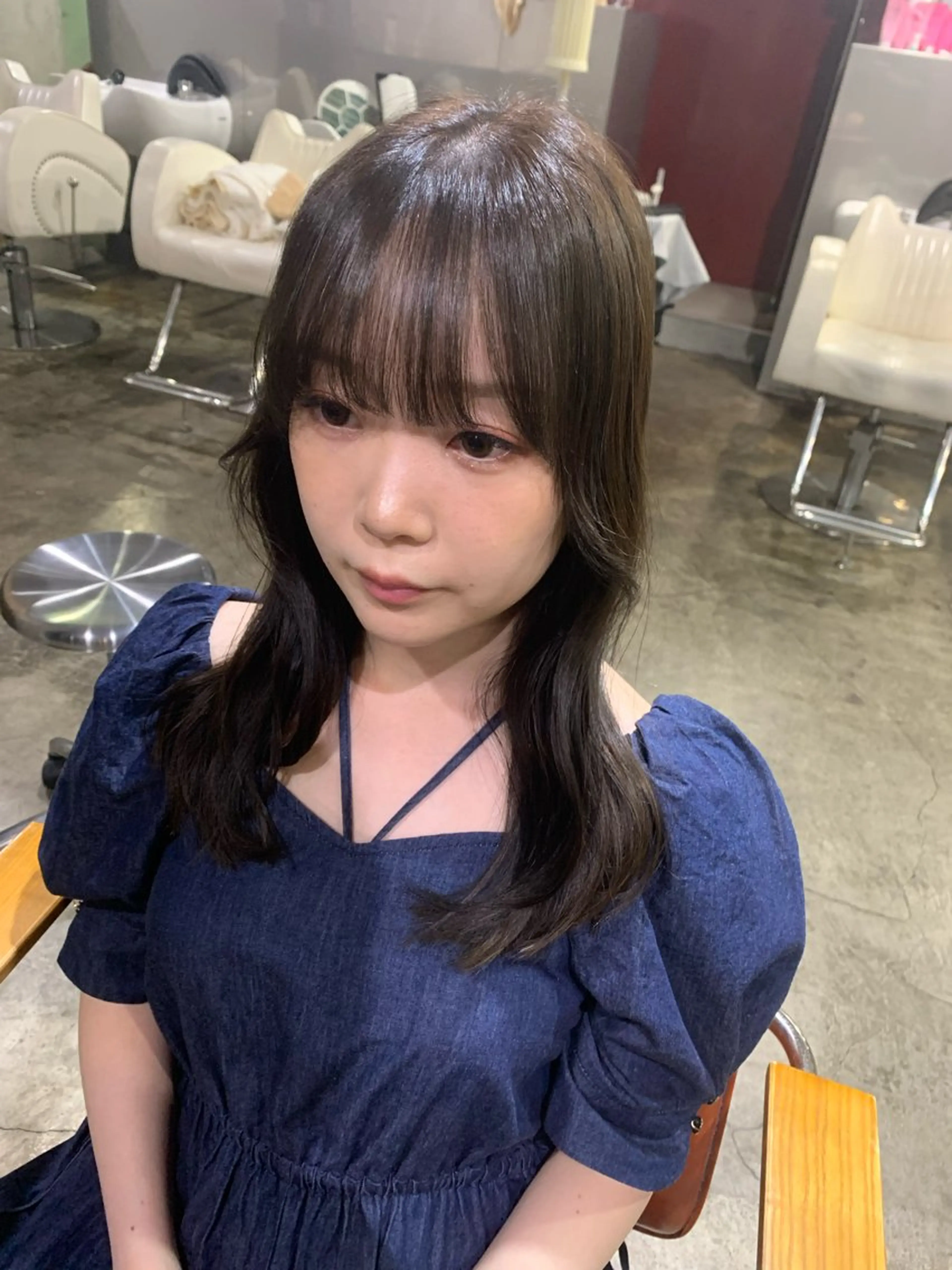 ロング 縮毛矯正/韓国ヘア /ブリーチ/ヒロのヘアスタイル