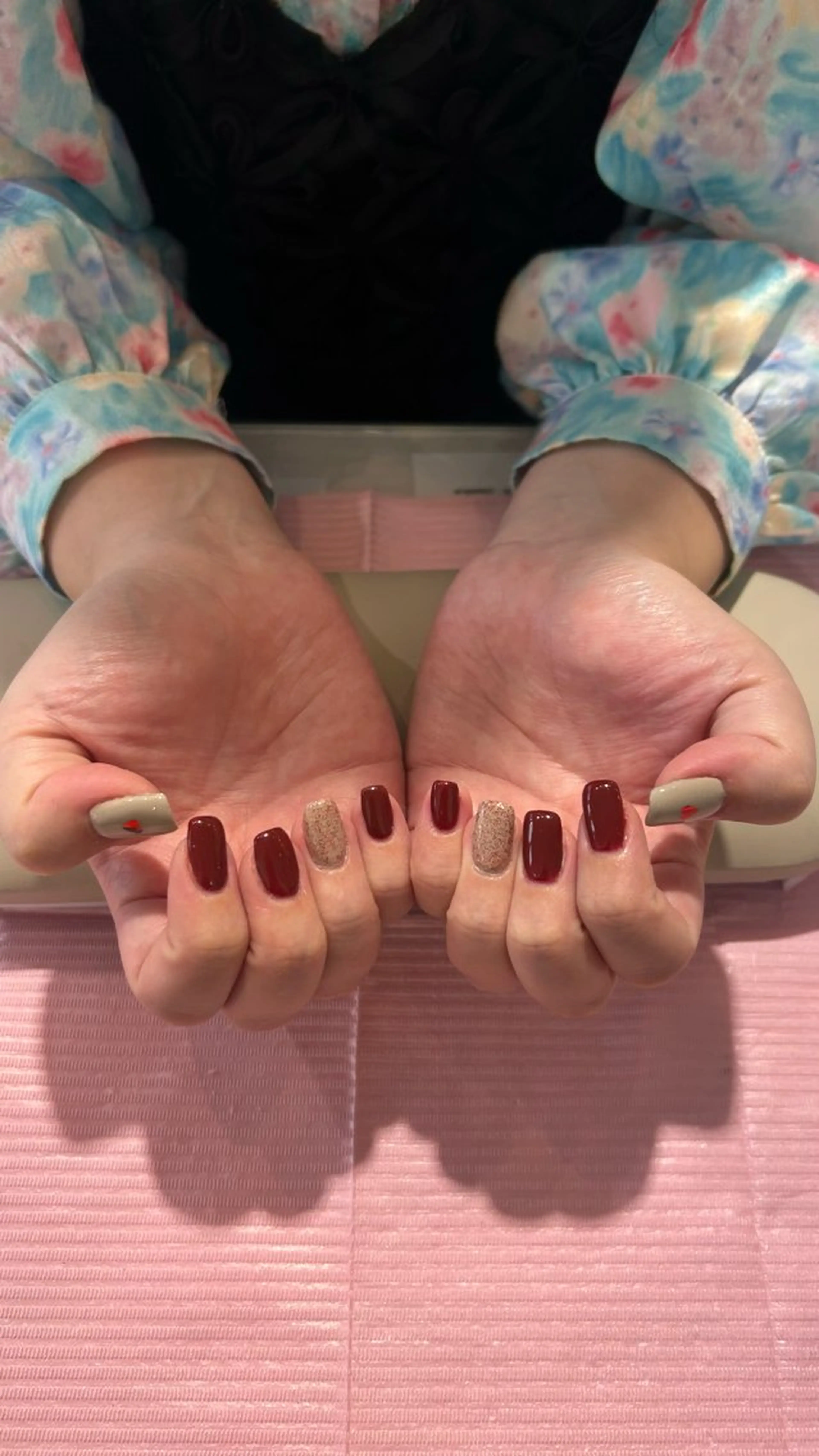 （オフなし）デザインネイル練習モデル💅🏻💟１ヶ月に2、3人限定です！の写真