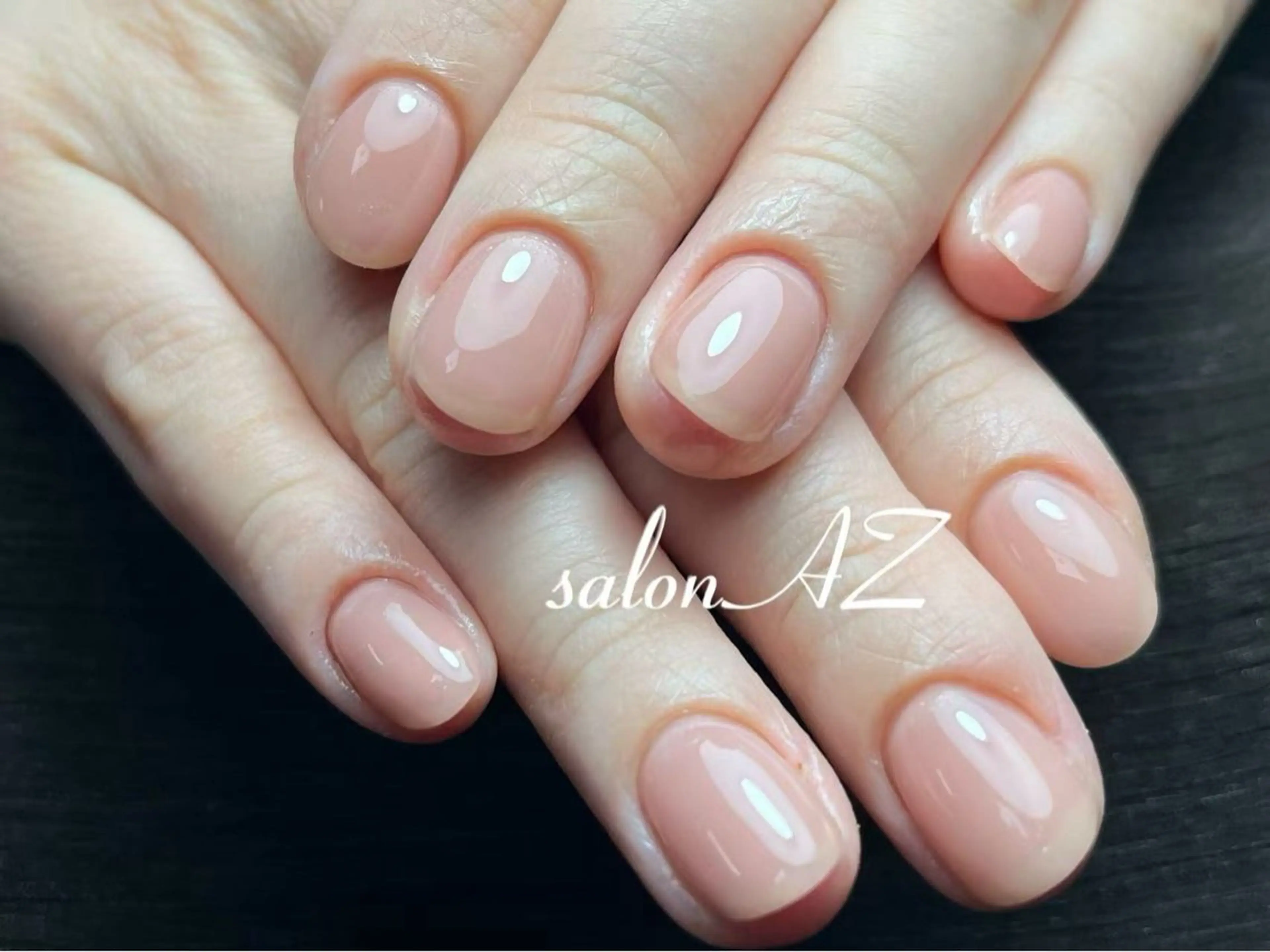 ネイル 長さ出し フットネイル フレンチネイル マグネットネイル ニュアンスネイル salon AZのネイルデザイン