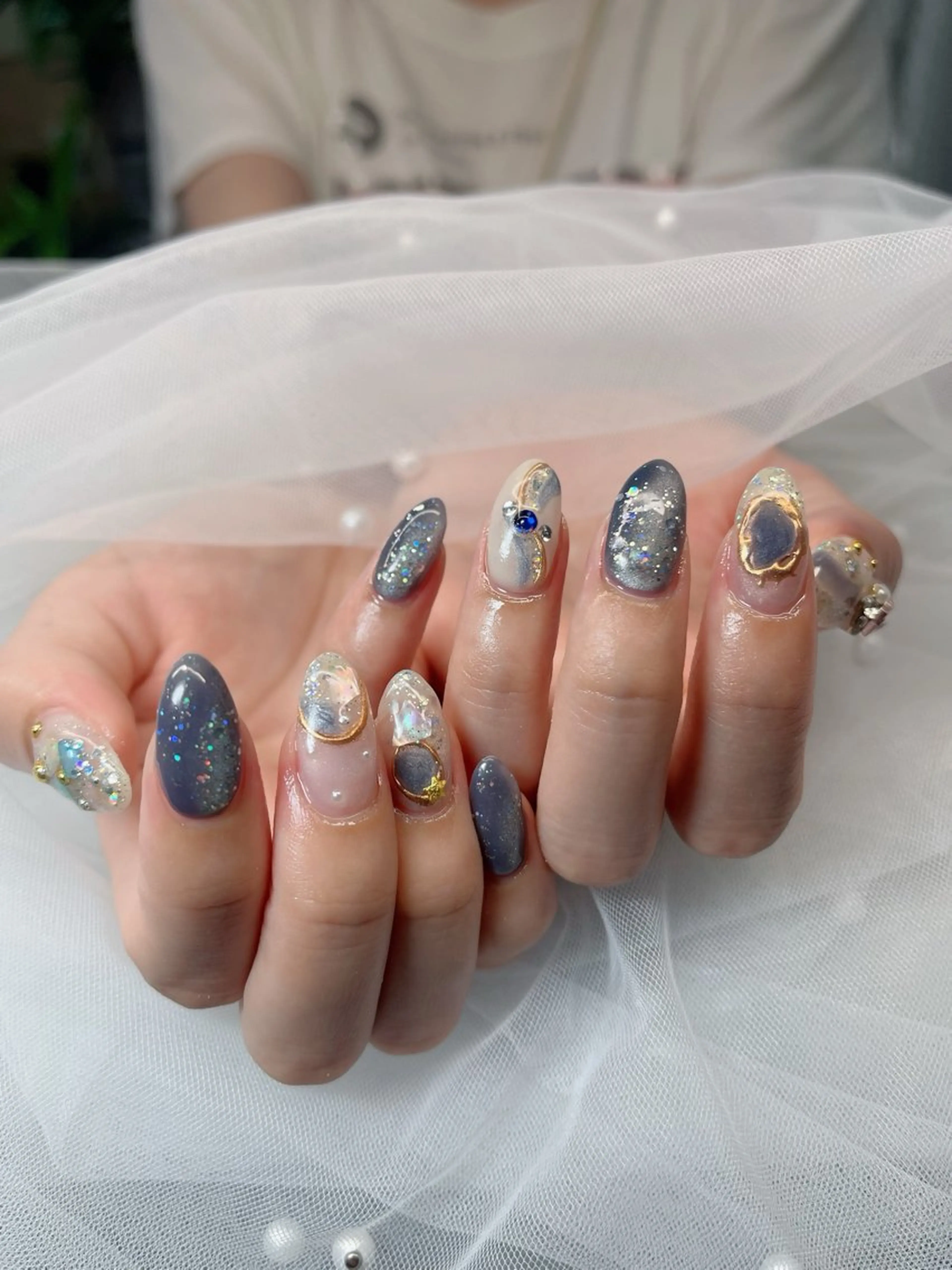 ネイル ハイネイル 自宅サロンのネイルデザイン