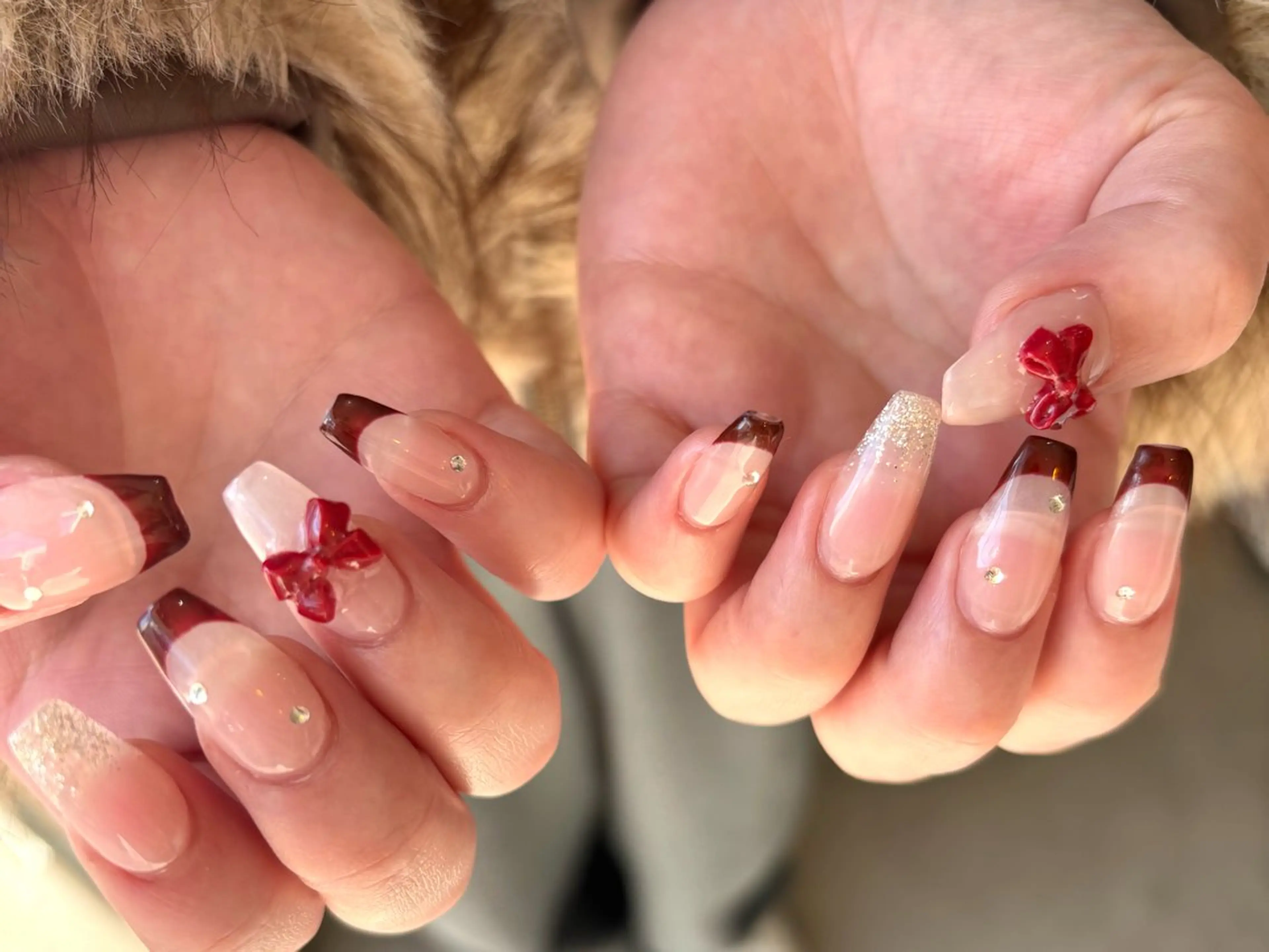 ロング ハンドネイル Lesest akariのネイルデザイン