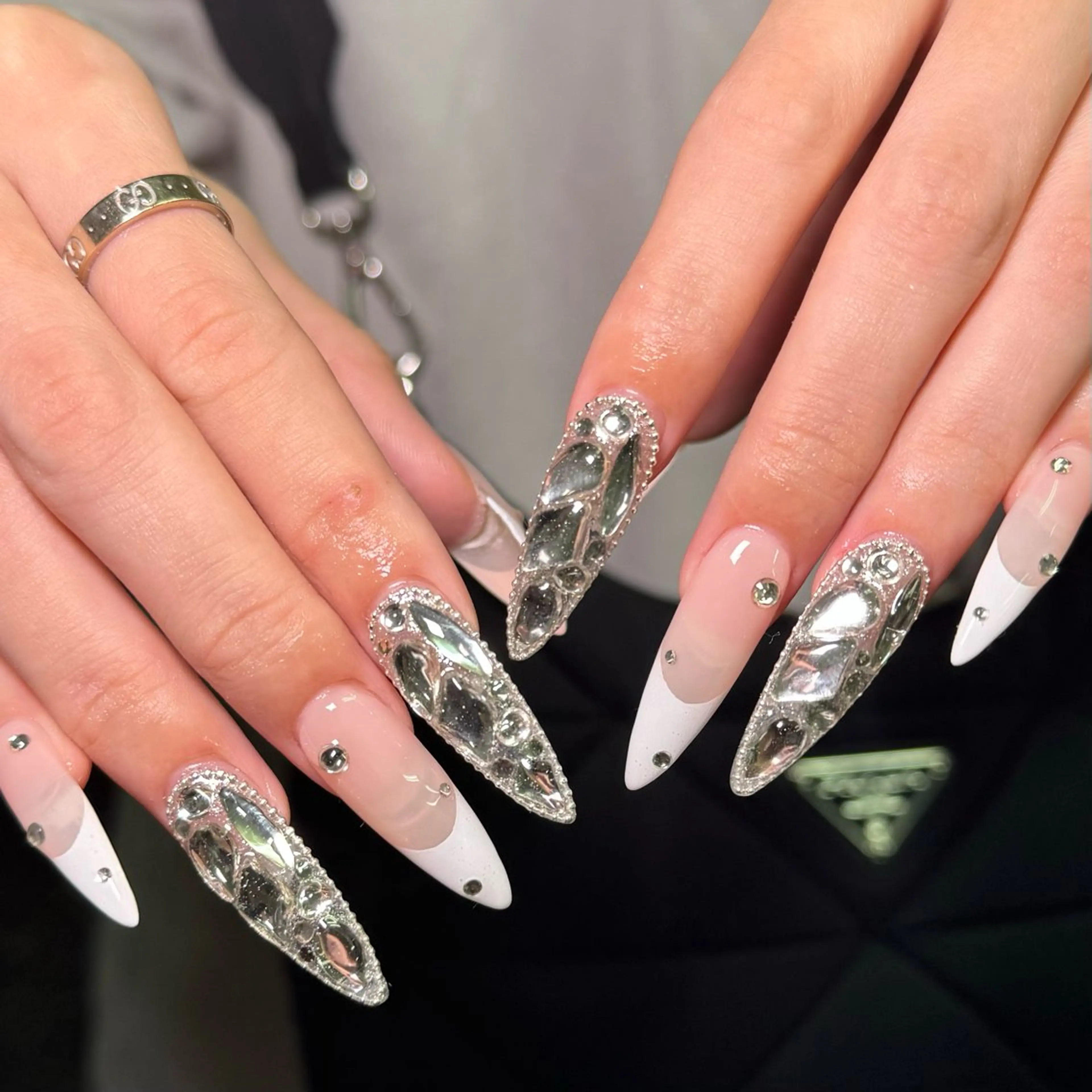 ネイル フレンチネイル ハンドネイル M.JEWELRY REMI🎀のネイルデザイン