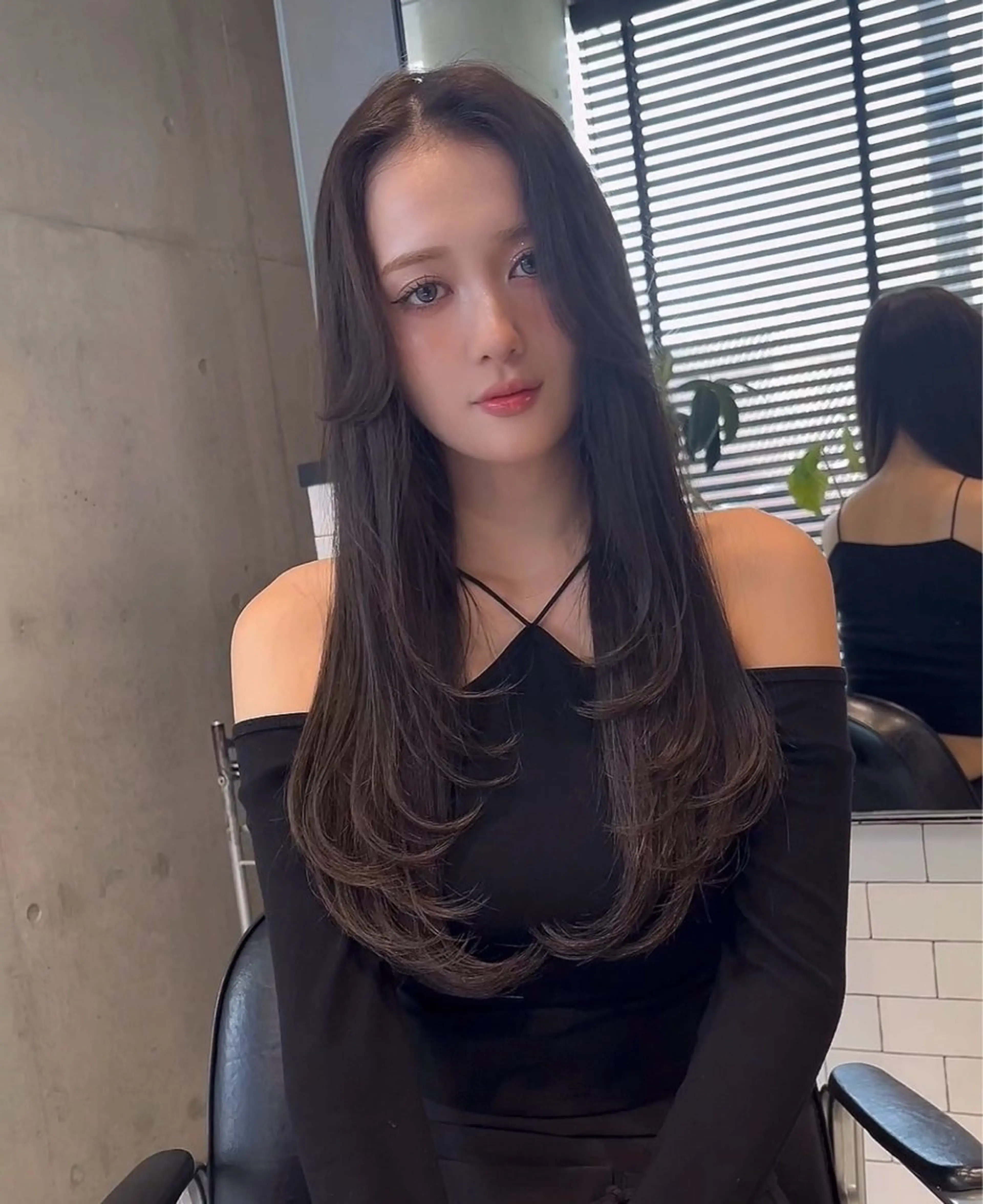 セミロング カラー 🌫️大人韓国ヘア 🌫️naoyaのヘアスタイル