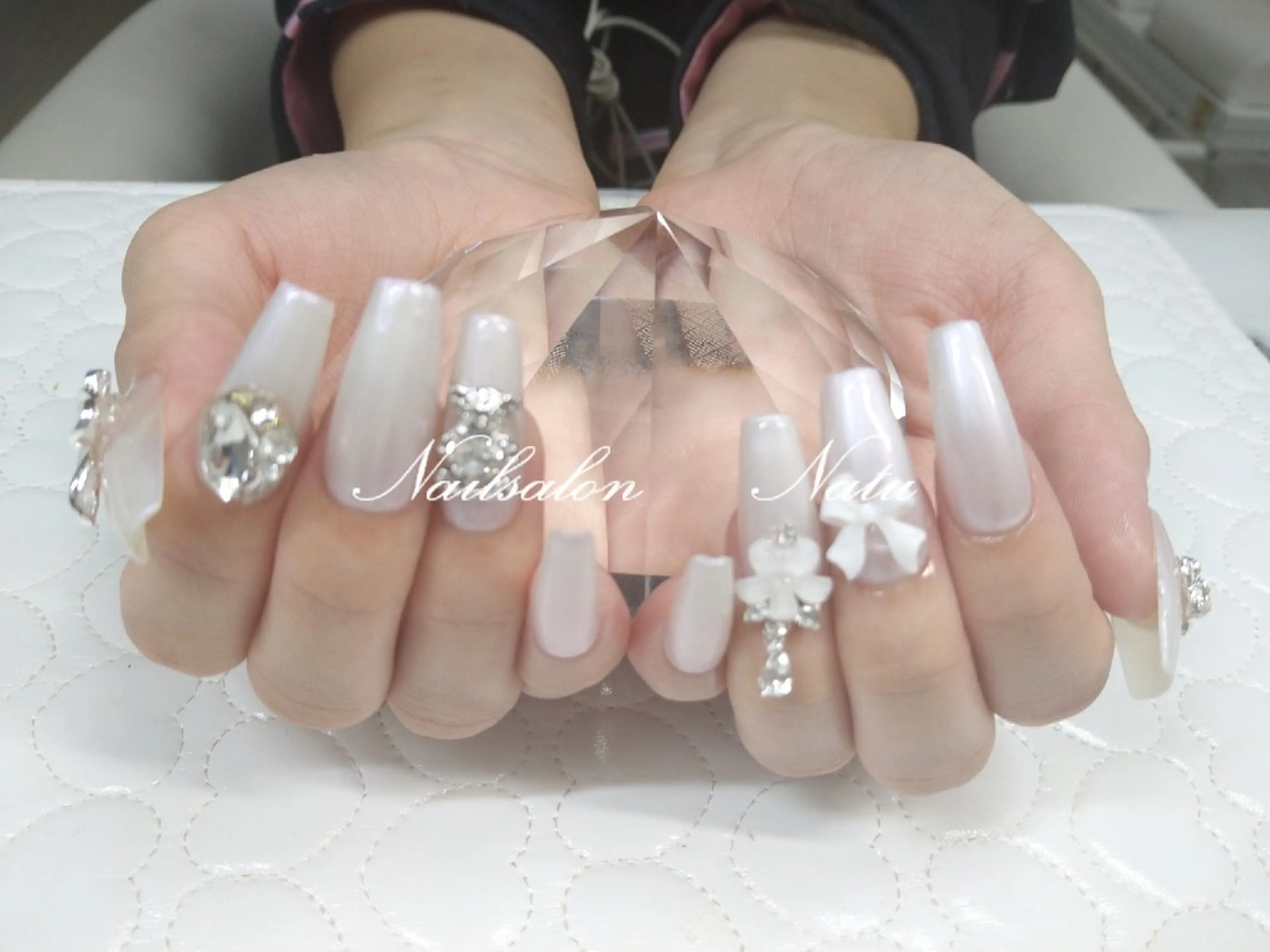 ネイル 長さ出し nailsalon　 Natuのネイルデザイン