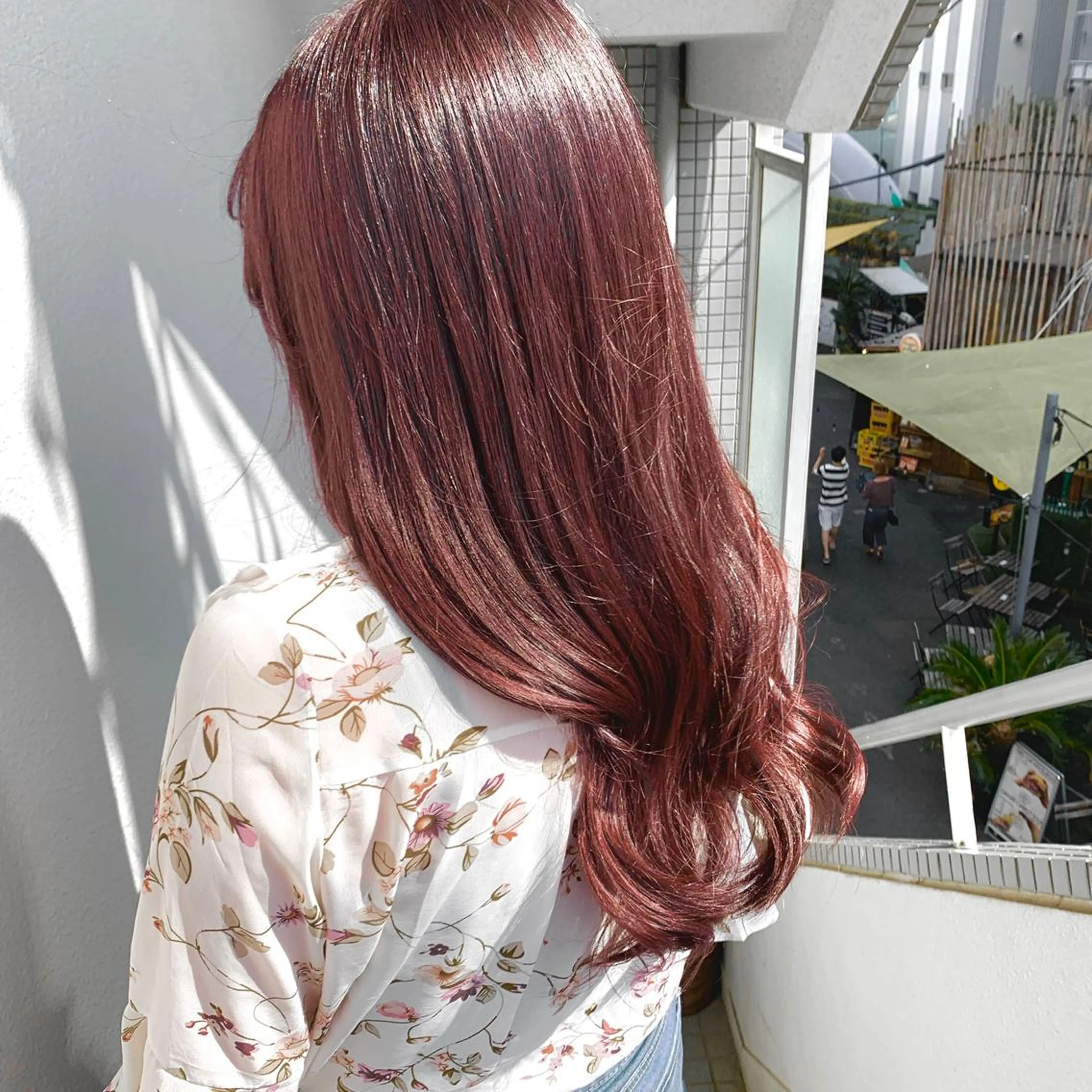 セミロング カラー ブリーチ koheiのヘアスタイル