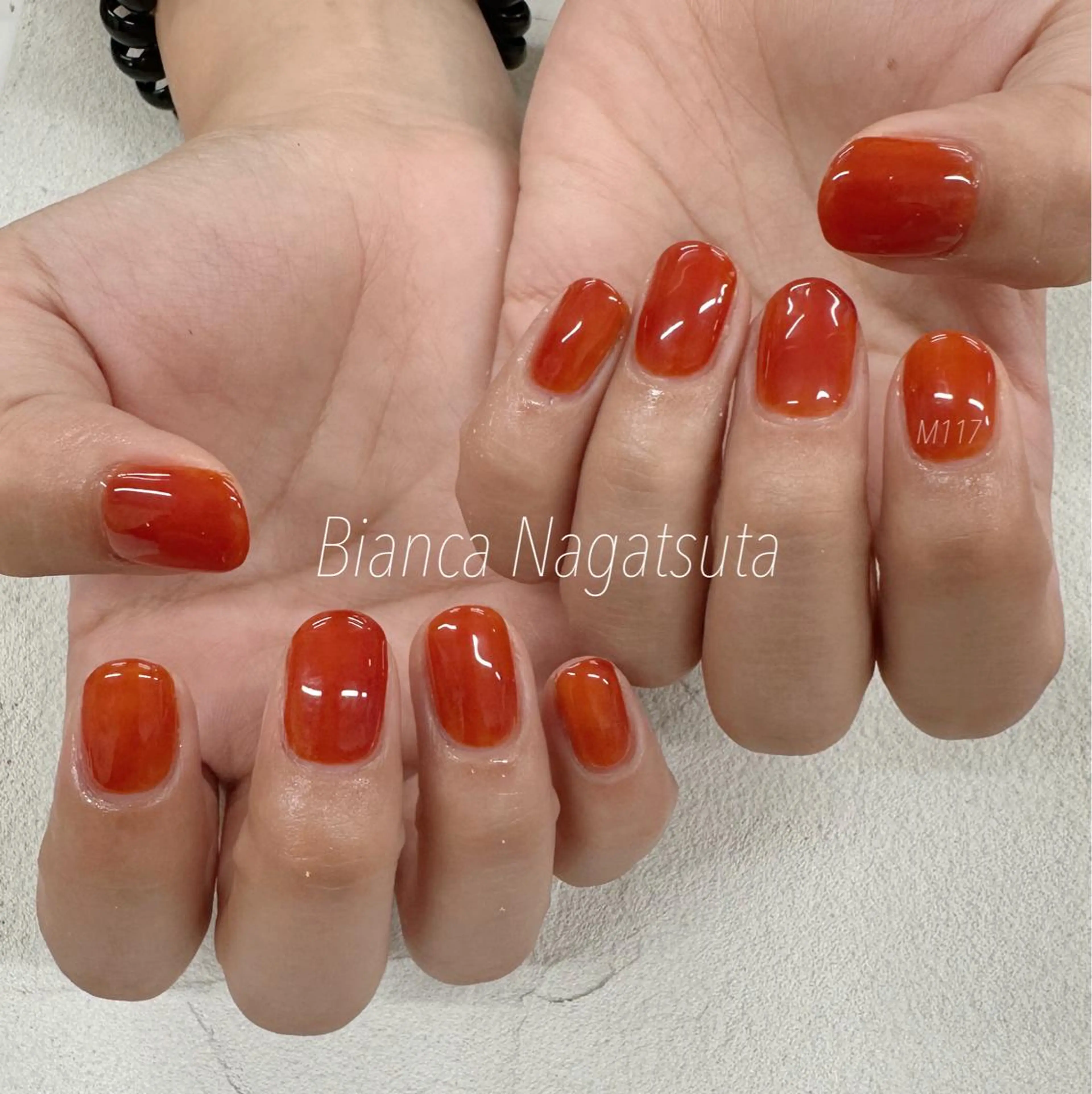 ネイル ワンカラーネイル Bianca🦋 AIRAのネイルデザイン