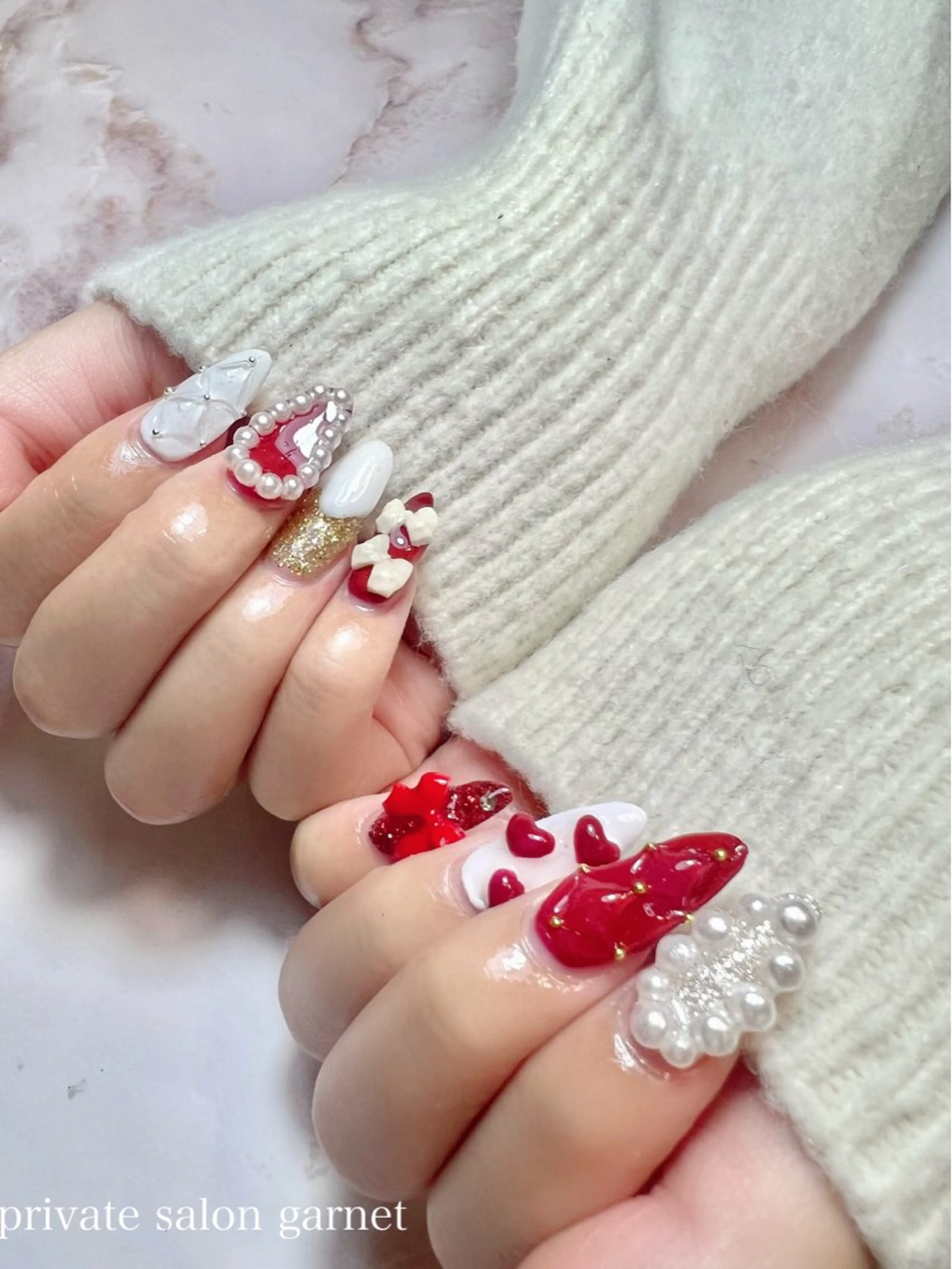 ネイル ハンドネイル Garnet nailのネイルデザイン