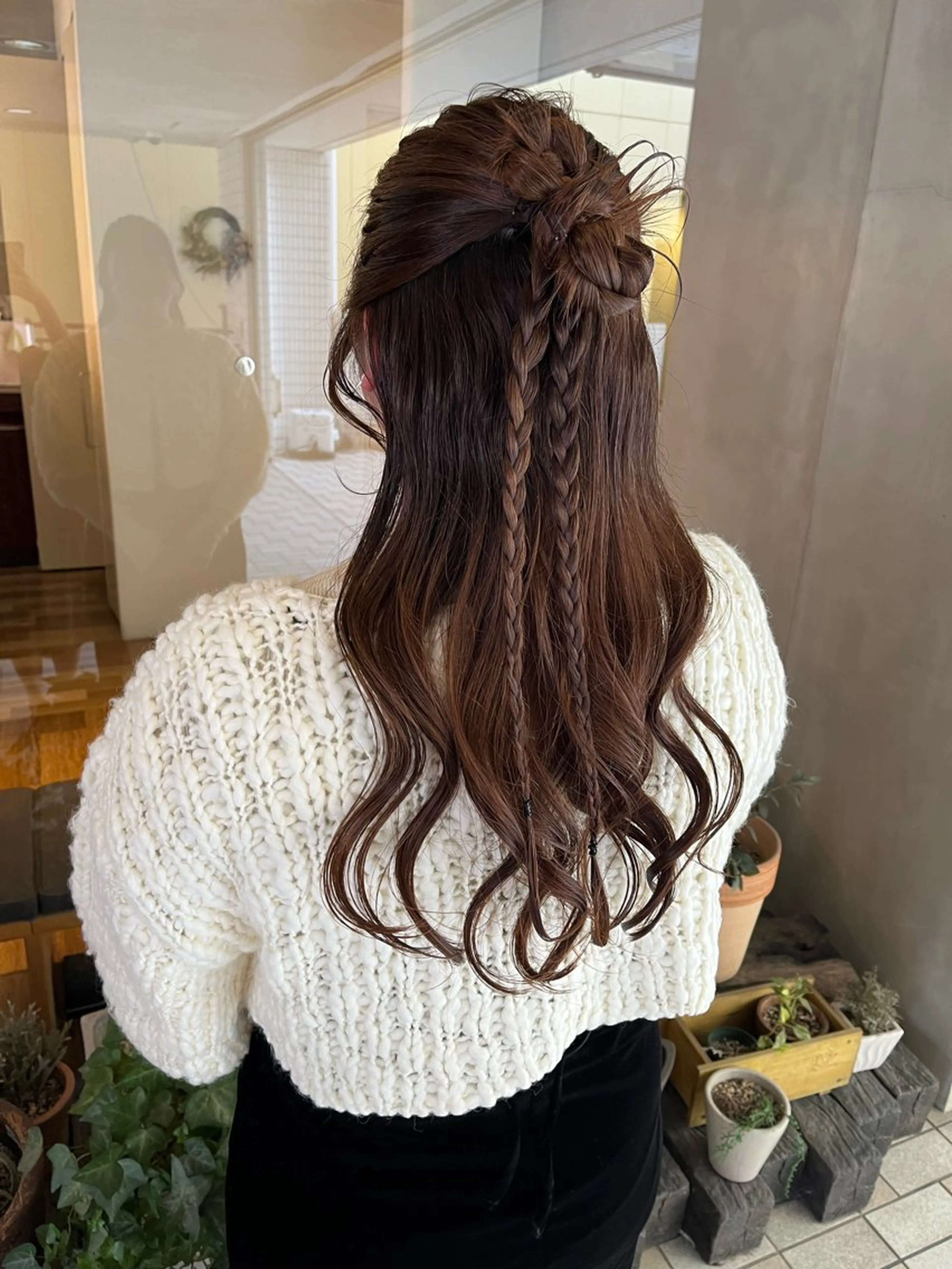 ロング 田中 結月のヘアスタイル