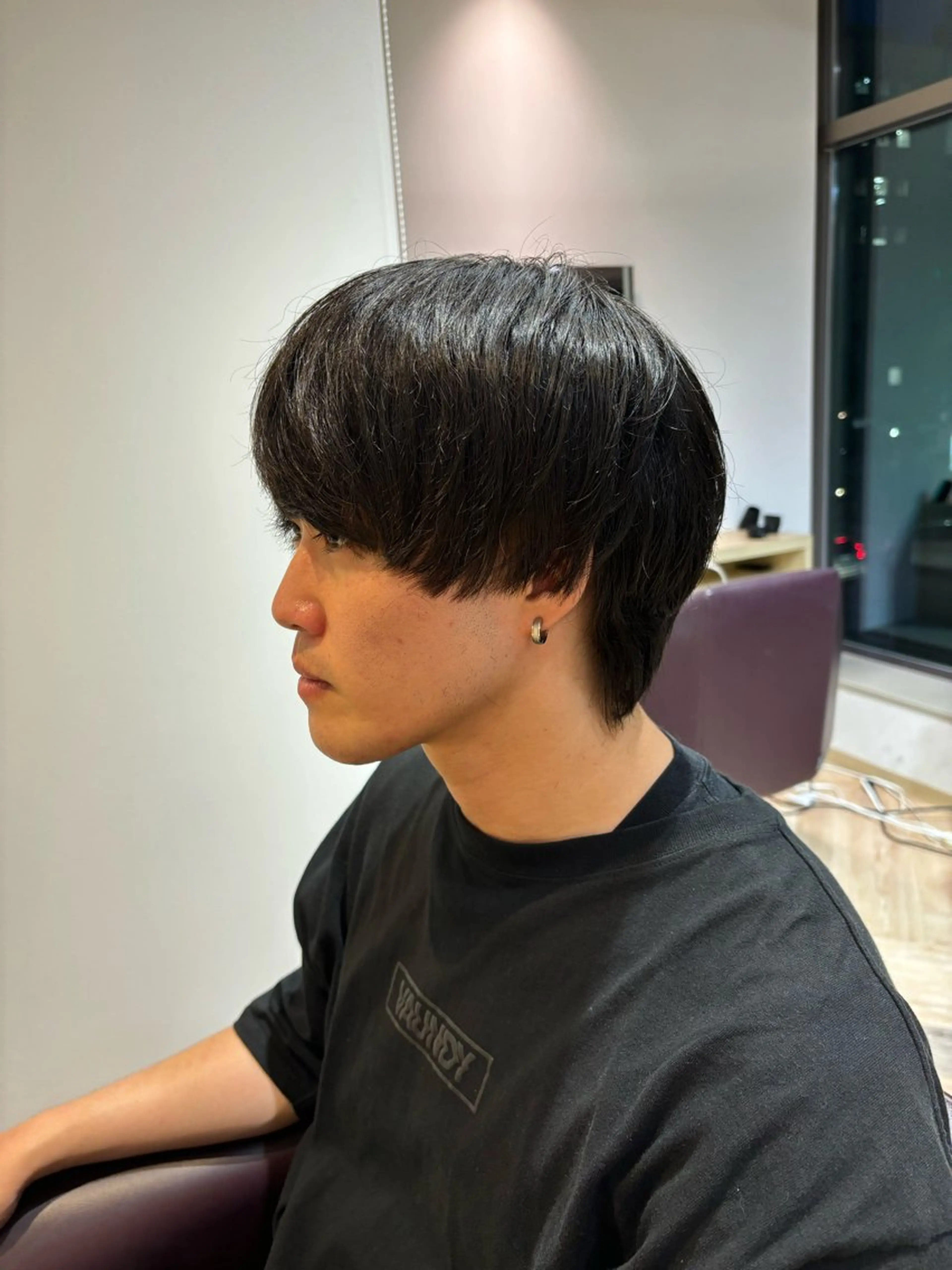 メンズ マッシュウルフ マッシュ メンズウルフカット ウルフカット カット ゆい/パーマ/レイヤ ー/似合わせカラーのヘアスタイル