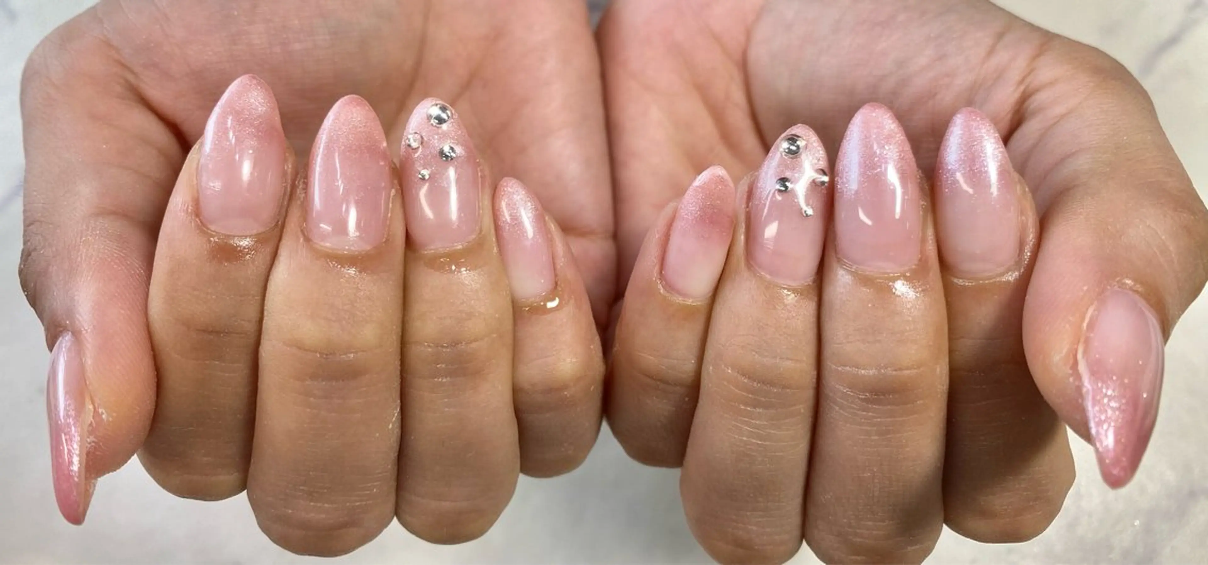 ネイル シンプルネイル Three いわなべのネイルデザイン