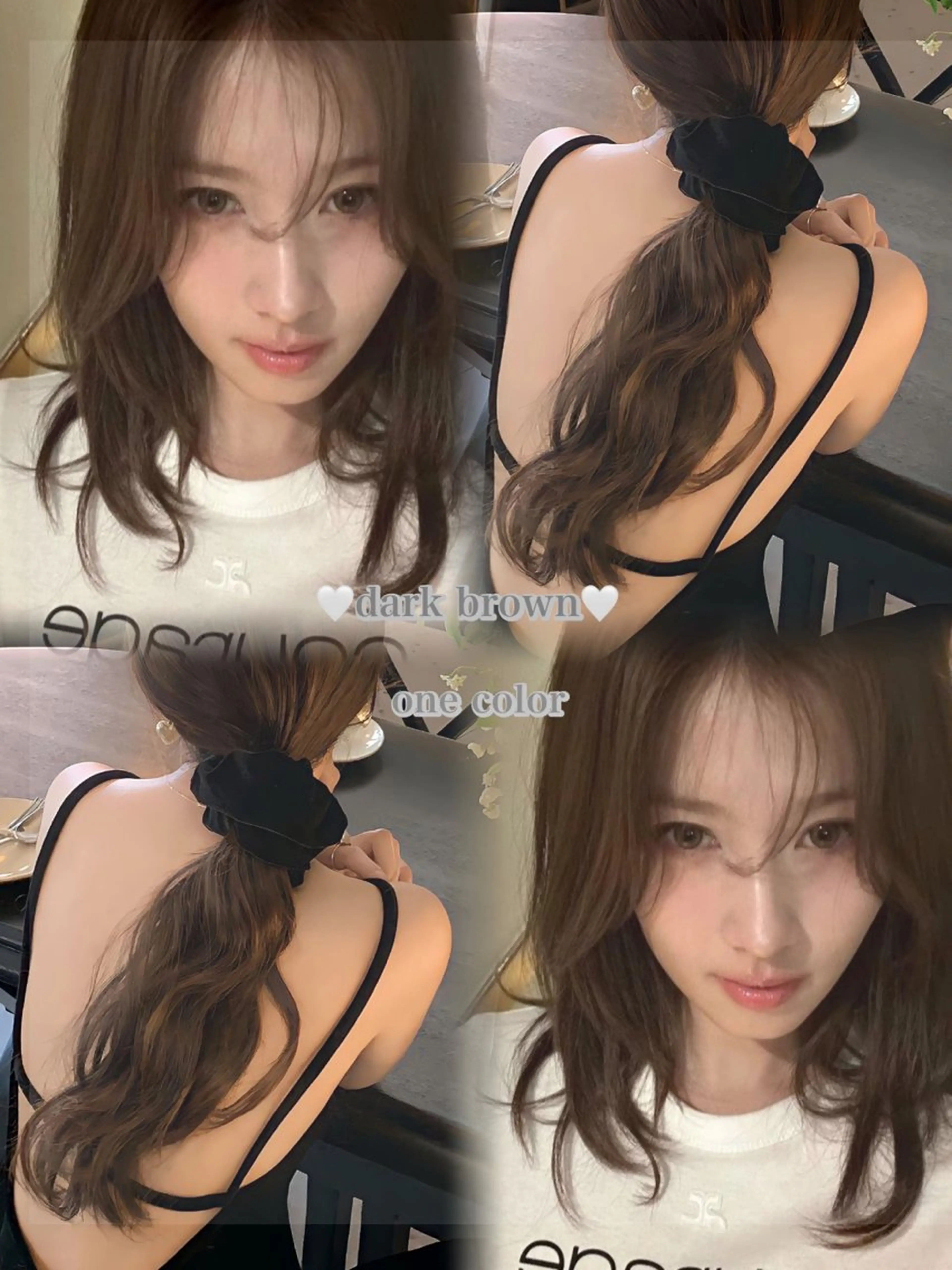 セミロング ♡ナチュラルガーリー ♡ベージュ♡RINAのヘアスタイル