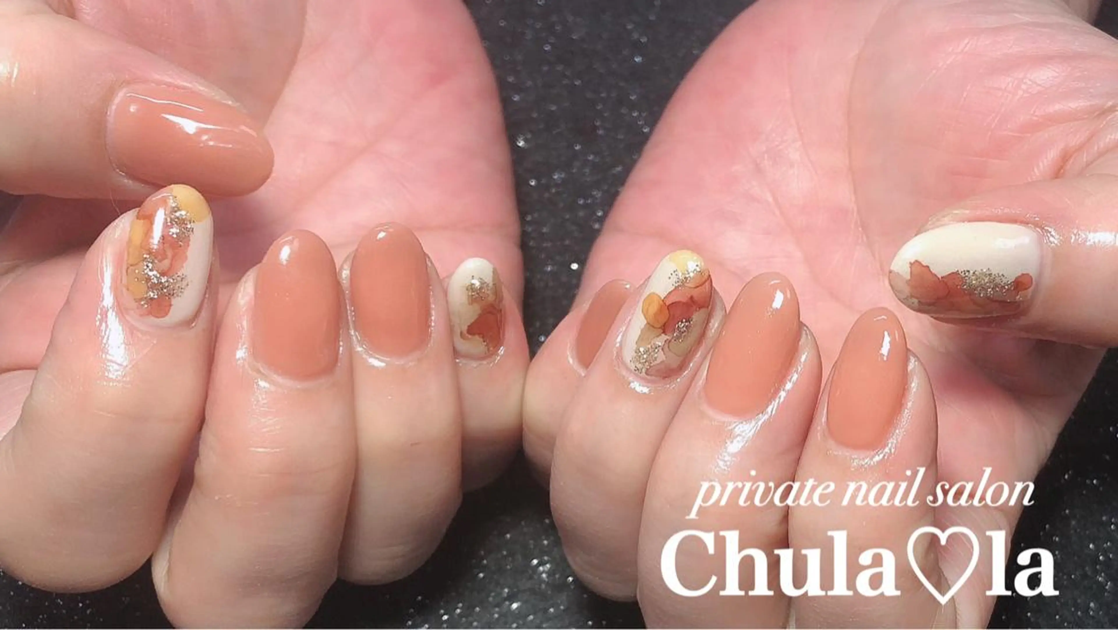 ネイル ニュアンスネイル ハンドネイル Chula♡la 豊見城市高安のネイルデザイン