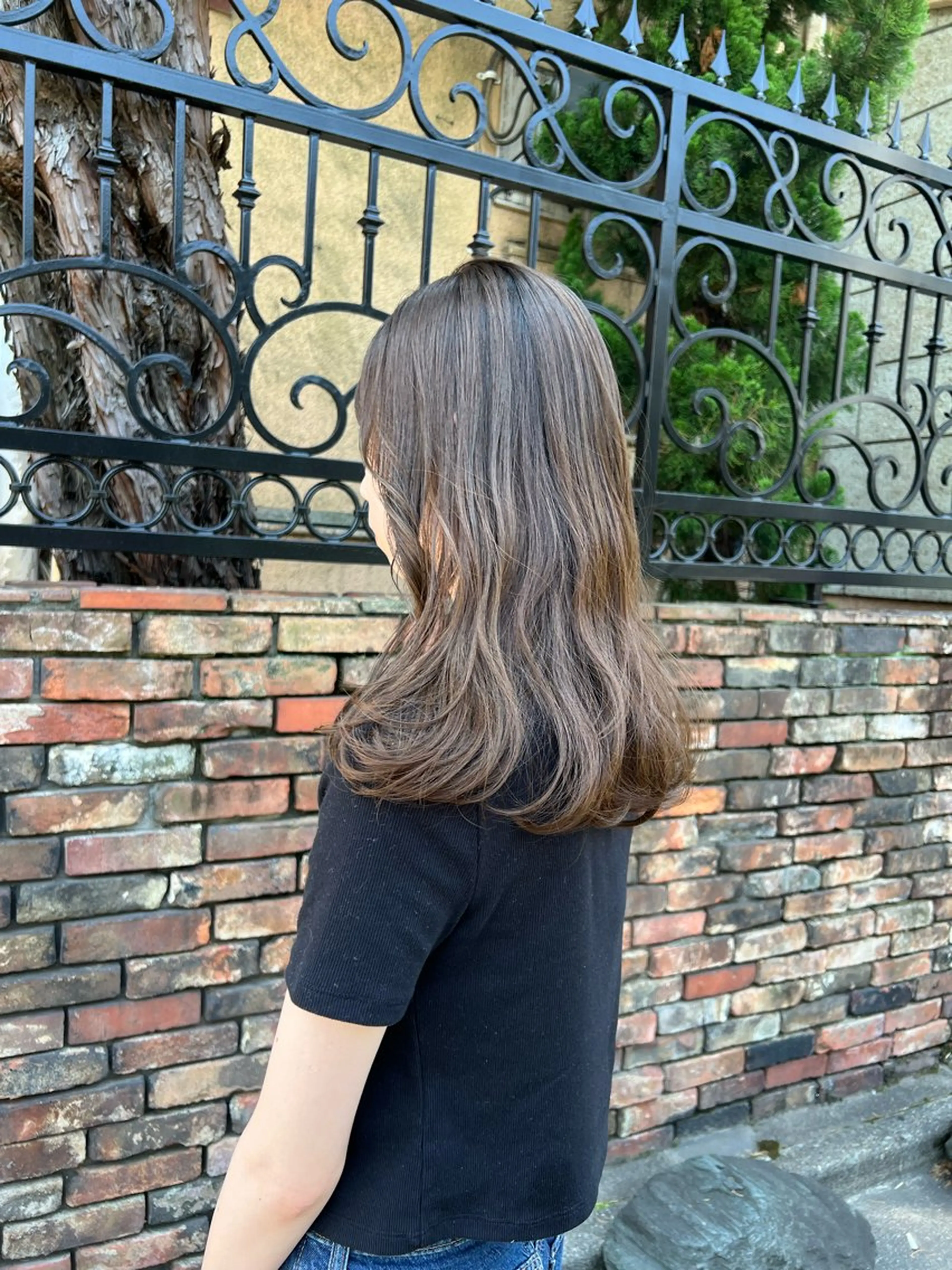 ロング カラー カット ヘアカラー トリートメント 似合わせヘア🫶🏻 つきいてるみのヘアスタイル