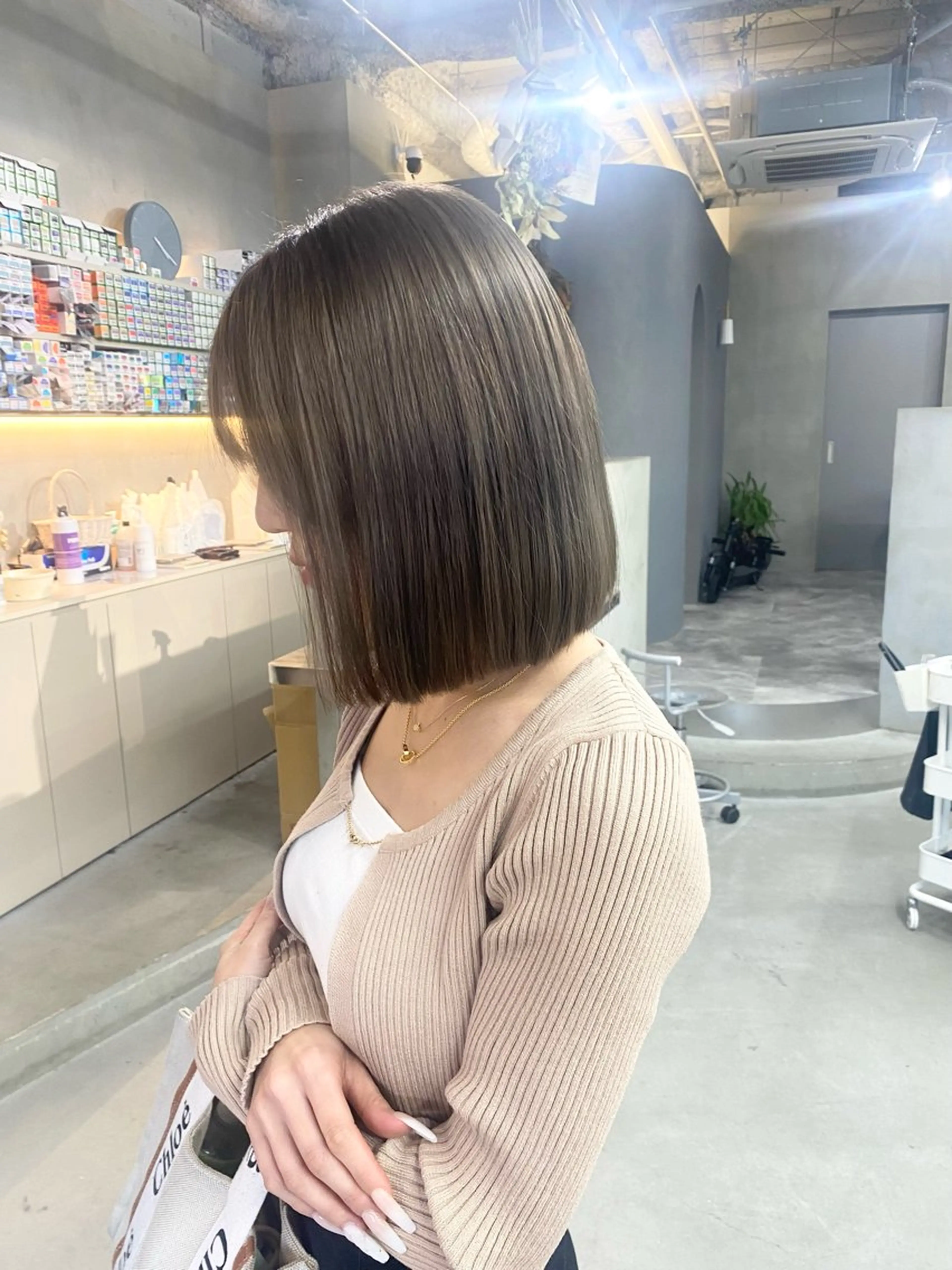 ショート カラー ヘアカラー 前橋 姫奈のヘアスタイル
