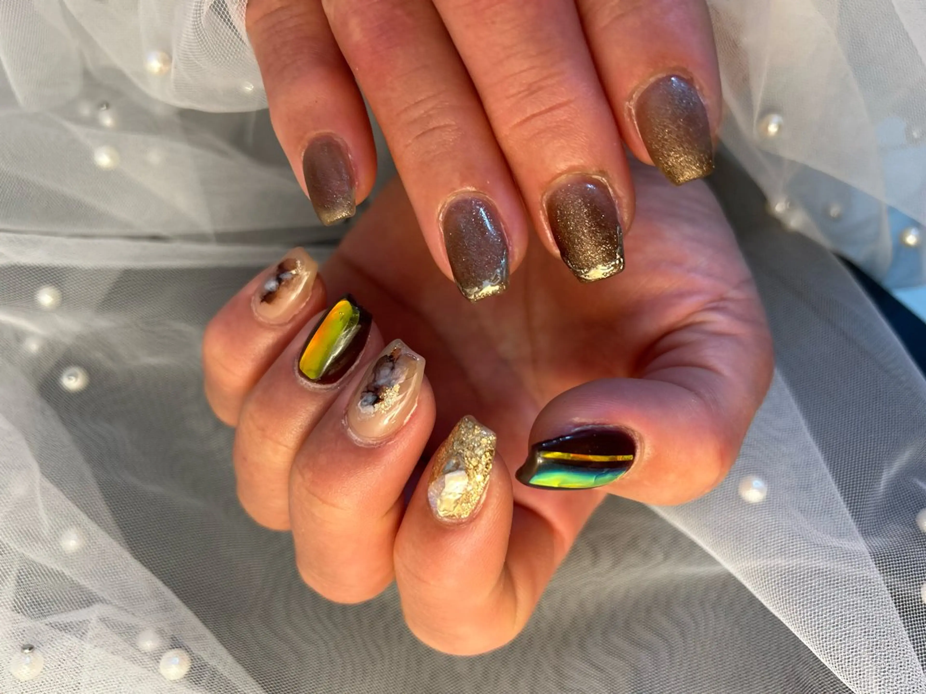 ネイル ハンドネイル フットネイル ✴︎ Delightのネイルデザイン