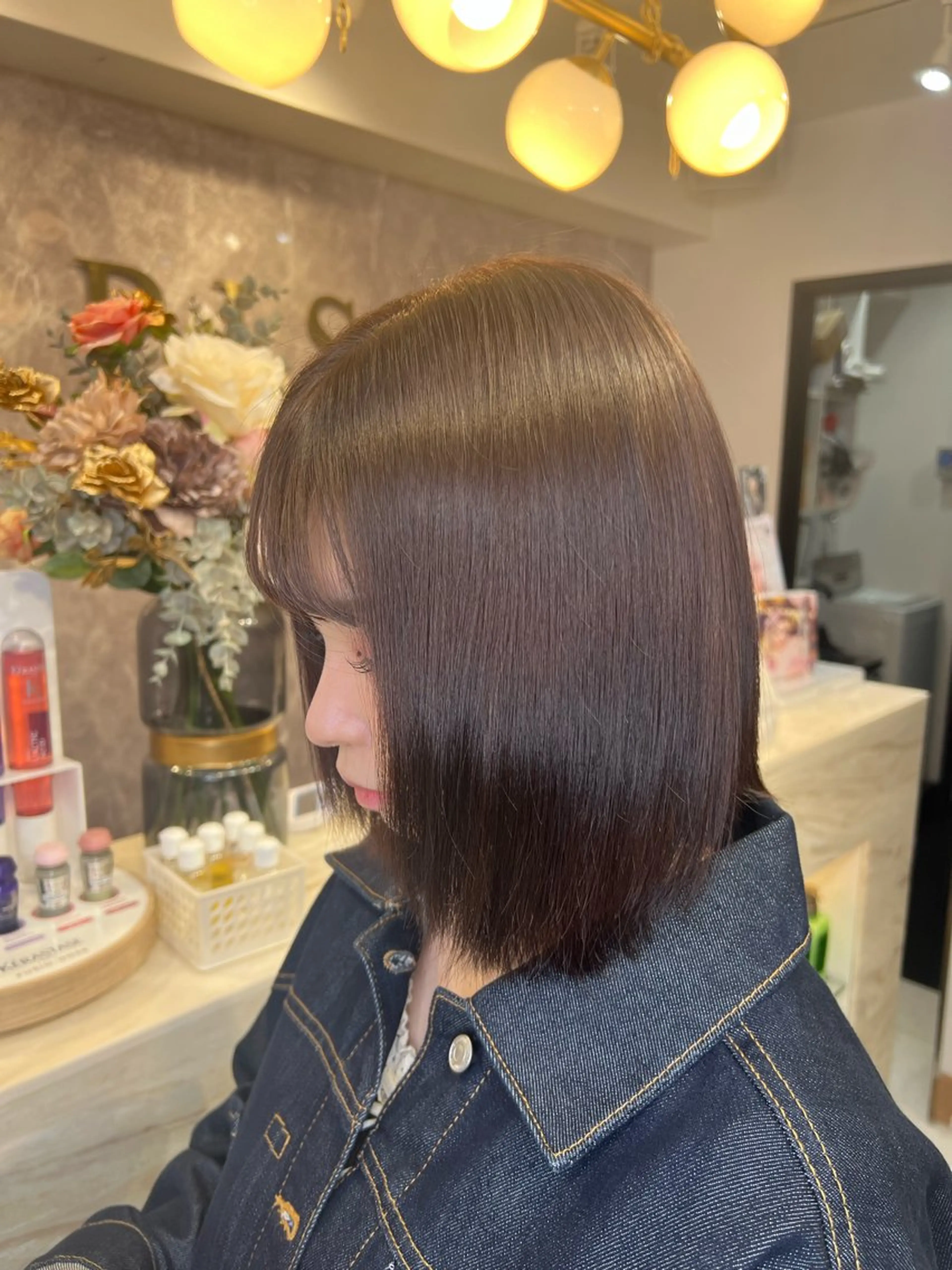 ショート カラー シールエクステ ベージュカラー ブリーチ ケアブリーチ 透明感カラー ヘアカラー 渋谷髪質改善/縮毛 矯正/かすが🪽🫧のヘアスタイル