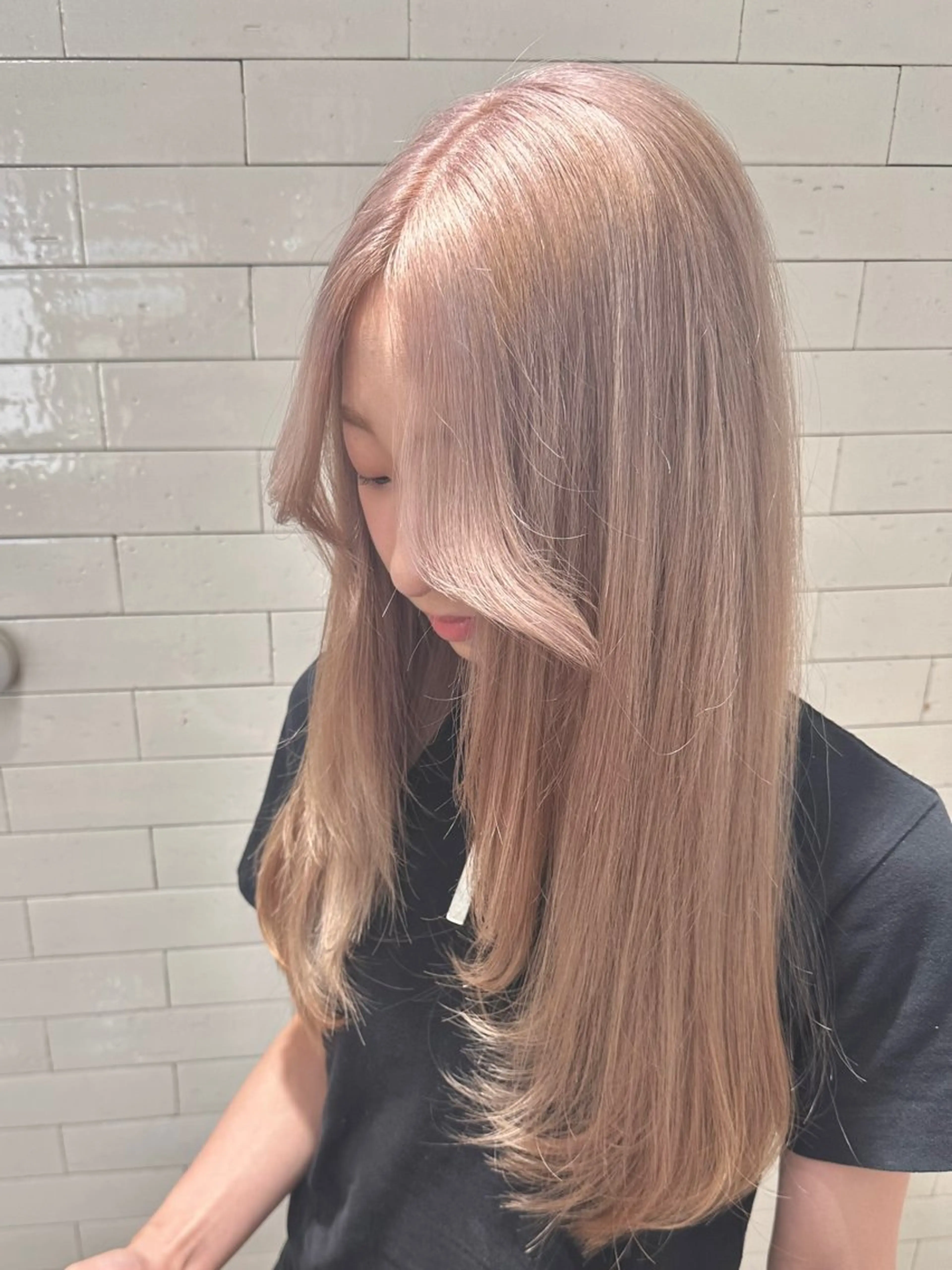 ロング カラー 💖艶髪&ブリーチ髪 質改善💖舜希のヘアスタイル