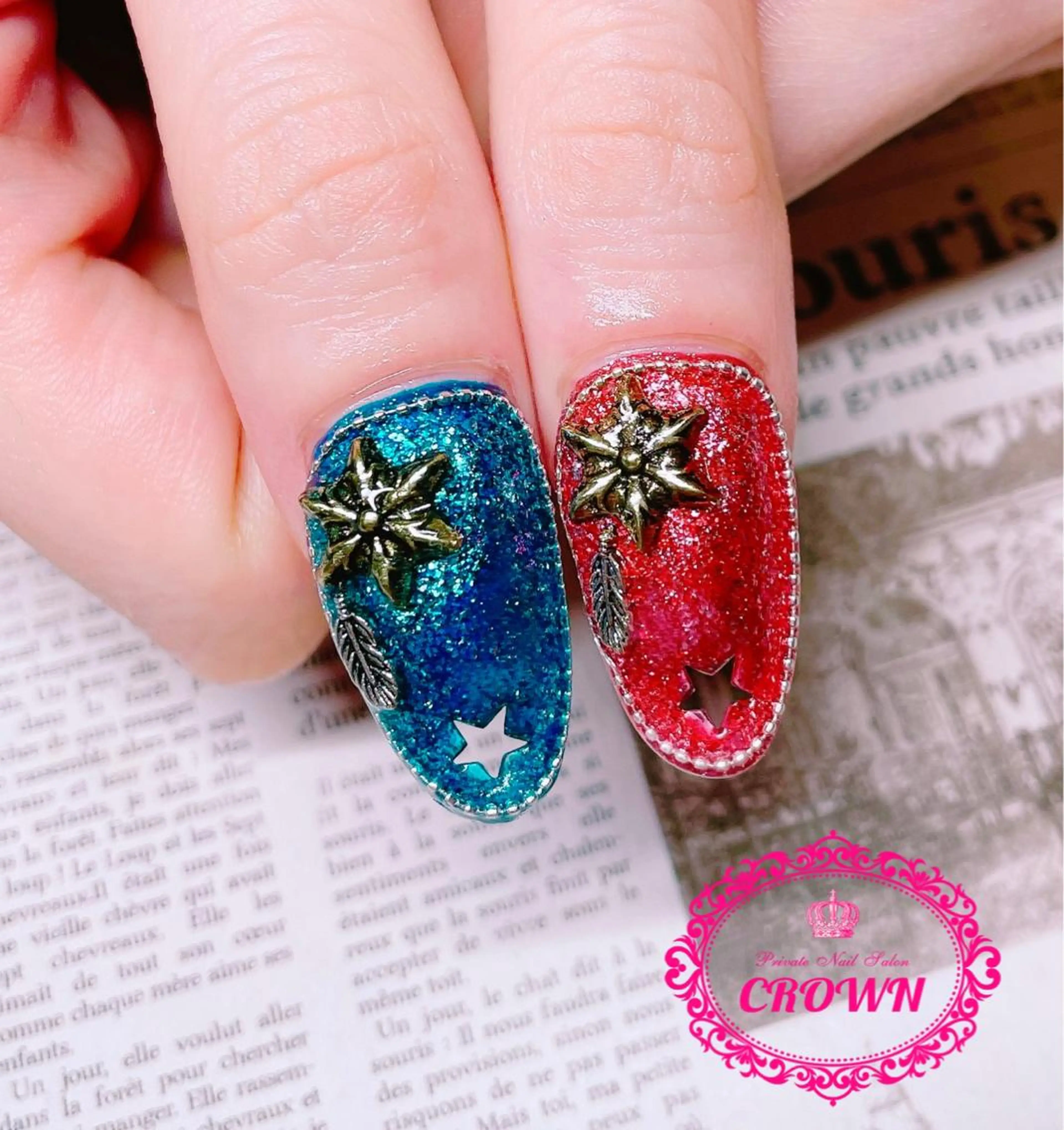 ネイル CROWN プライベートサロンのネイルデザイン