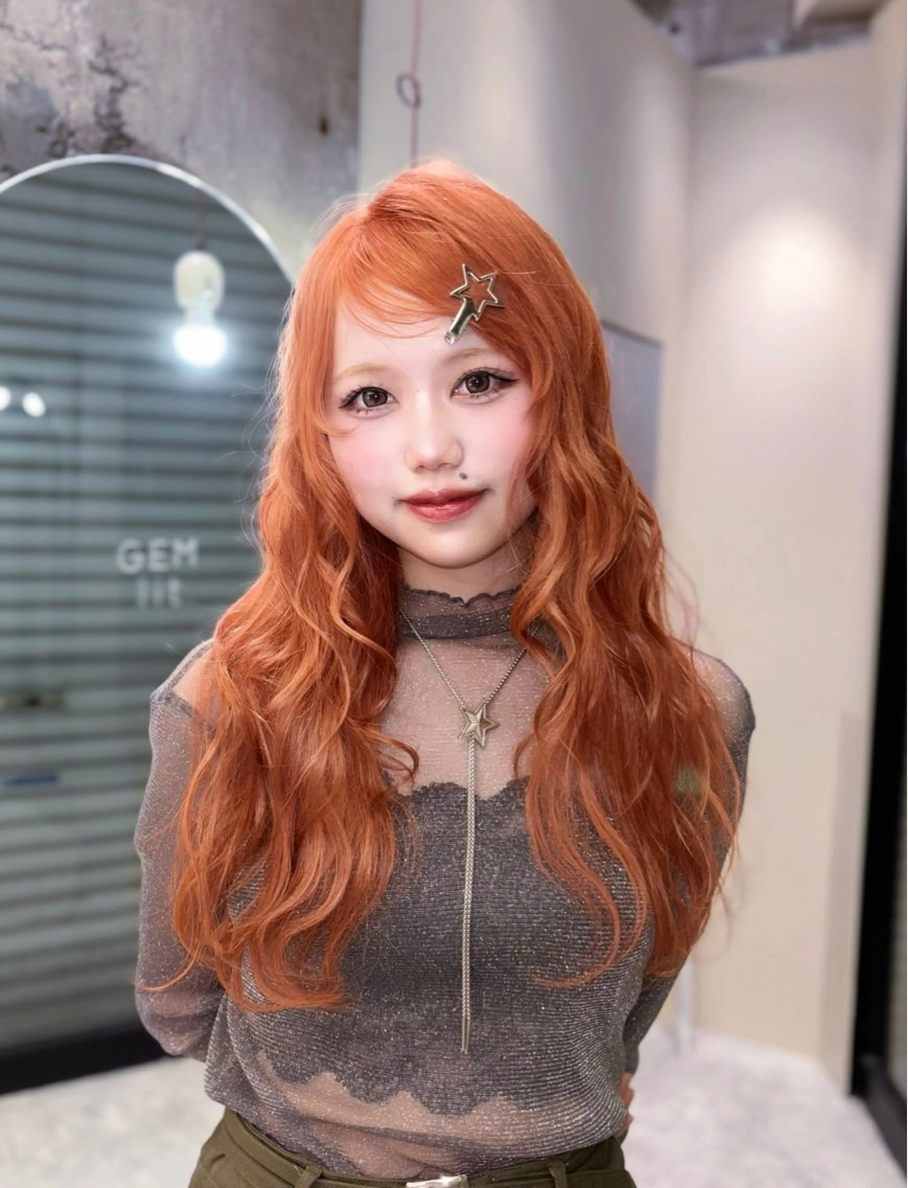 ロング ヘアカラー 名駅/GEM lit risaのヘアスタイル