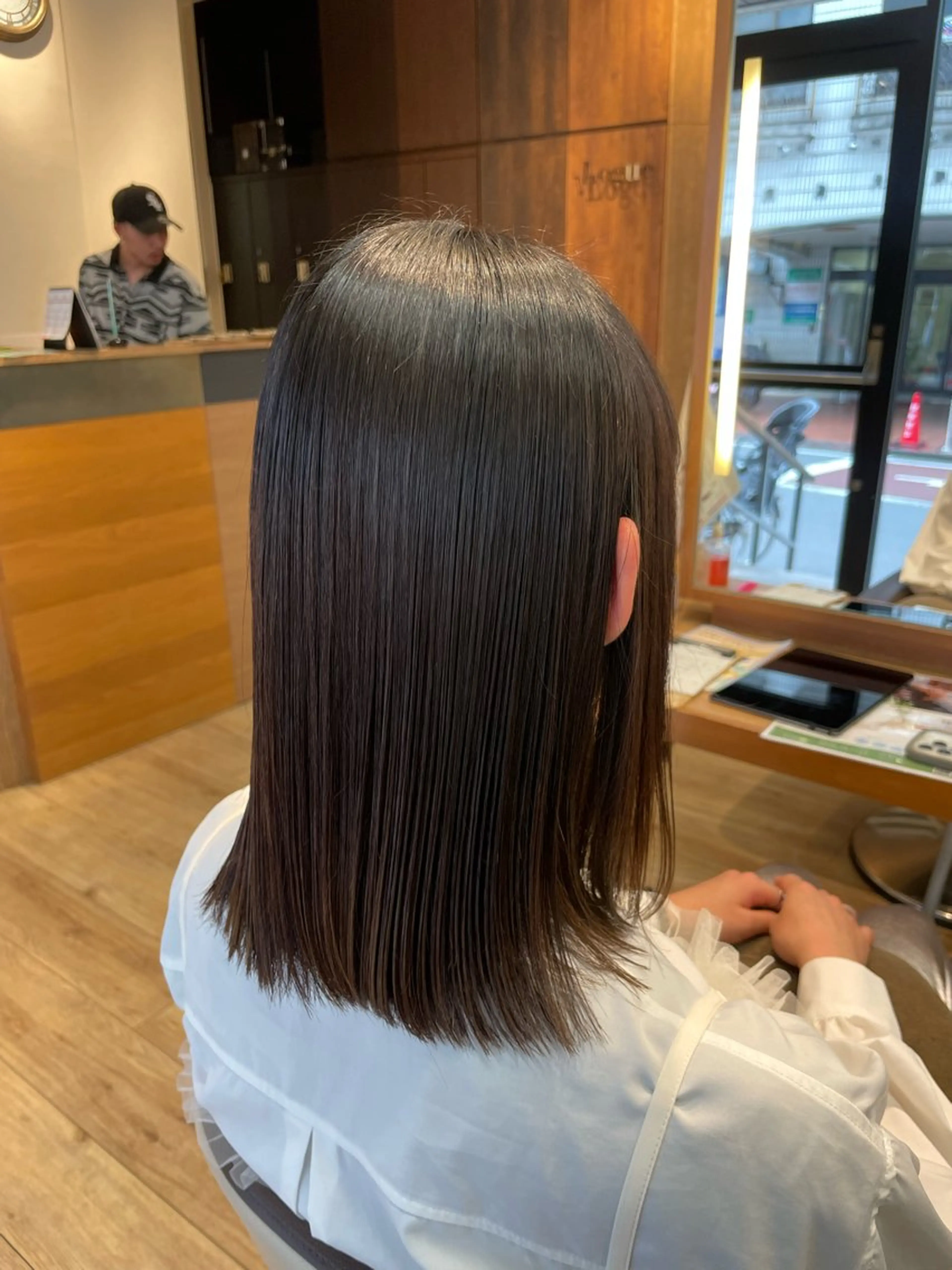 セミロング トリートメント こいき/赤味消し /艶カラー🎀✨のヘアスタイル