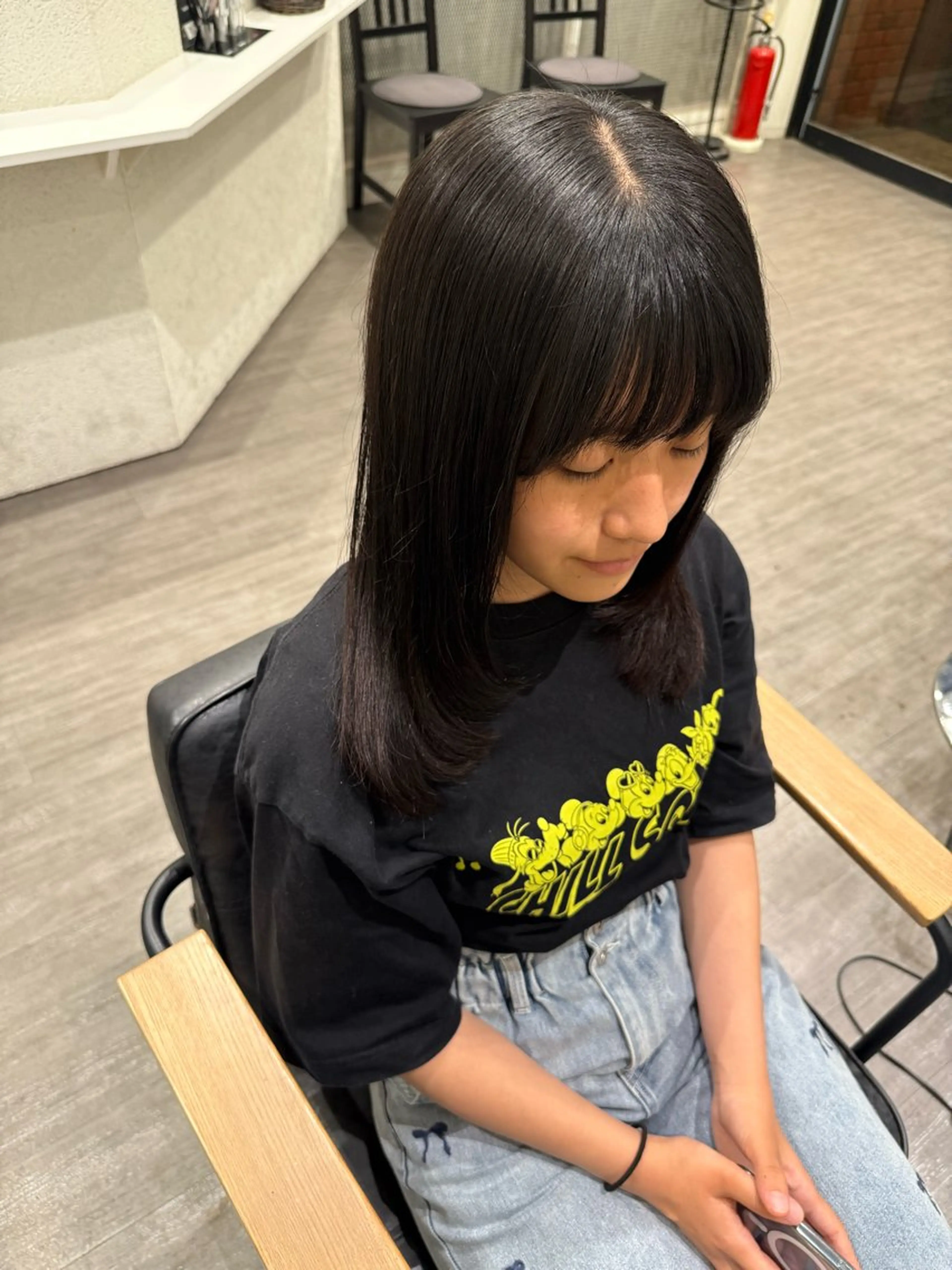 ミディアム レイヤーカット カット トリートメント 艶髪レイヤー上田 紗也🇰🇷💗のヘアスタイル