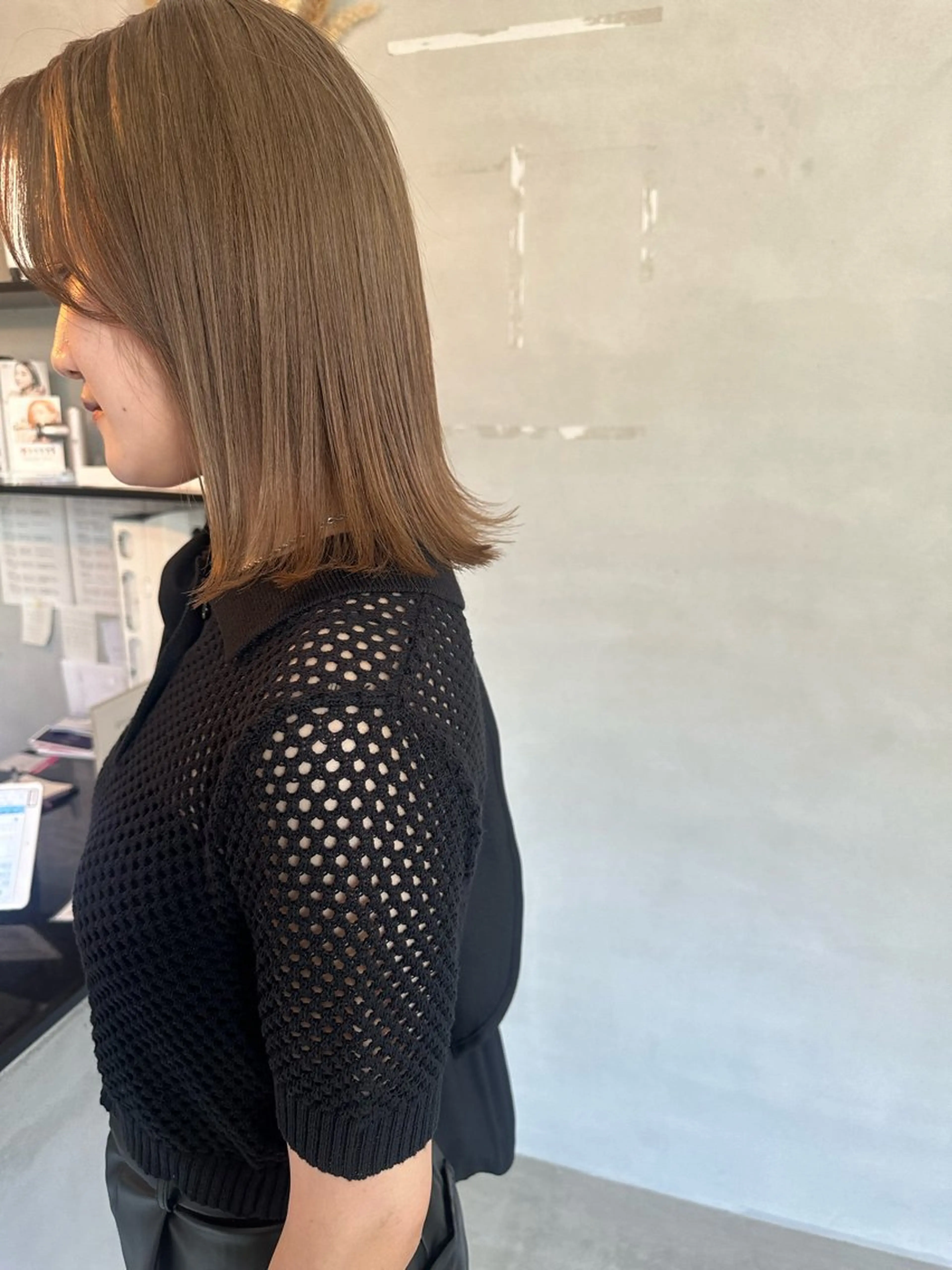 ミディアム カラー 中尾 未希のヘアスタイル