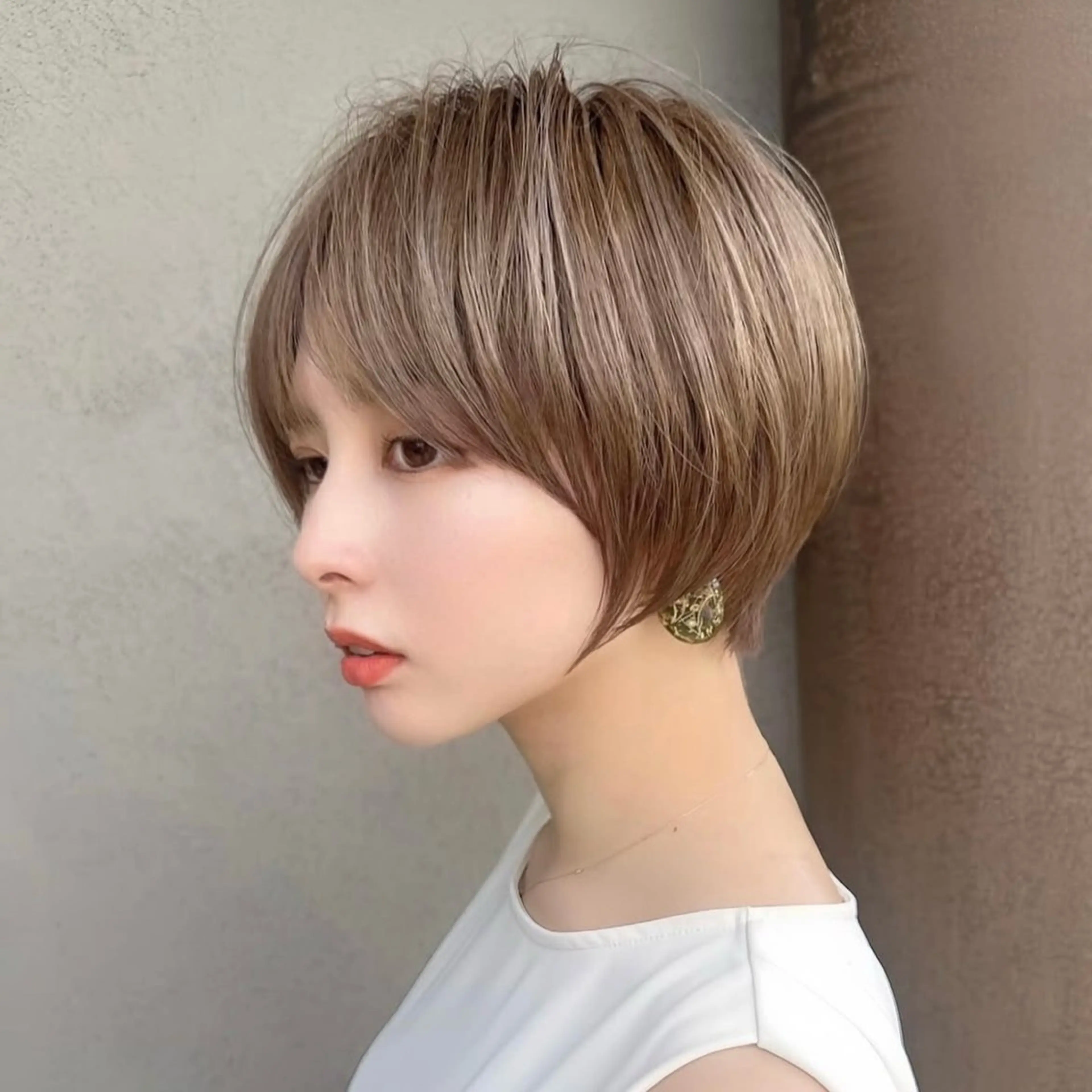 カラー Lond Alexia所属・金山/ブリーチなし/ 透明感/ボブ/ゆうきのヘアスタイル