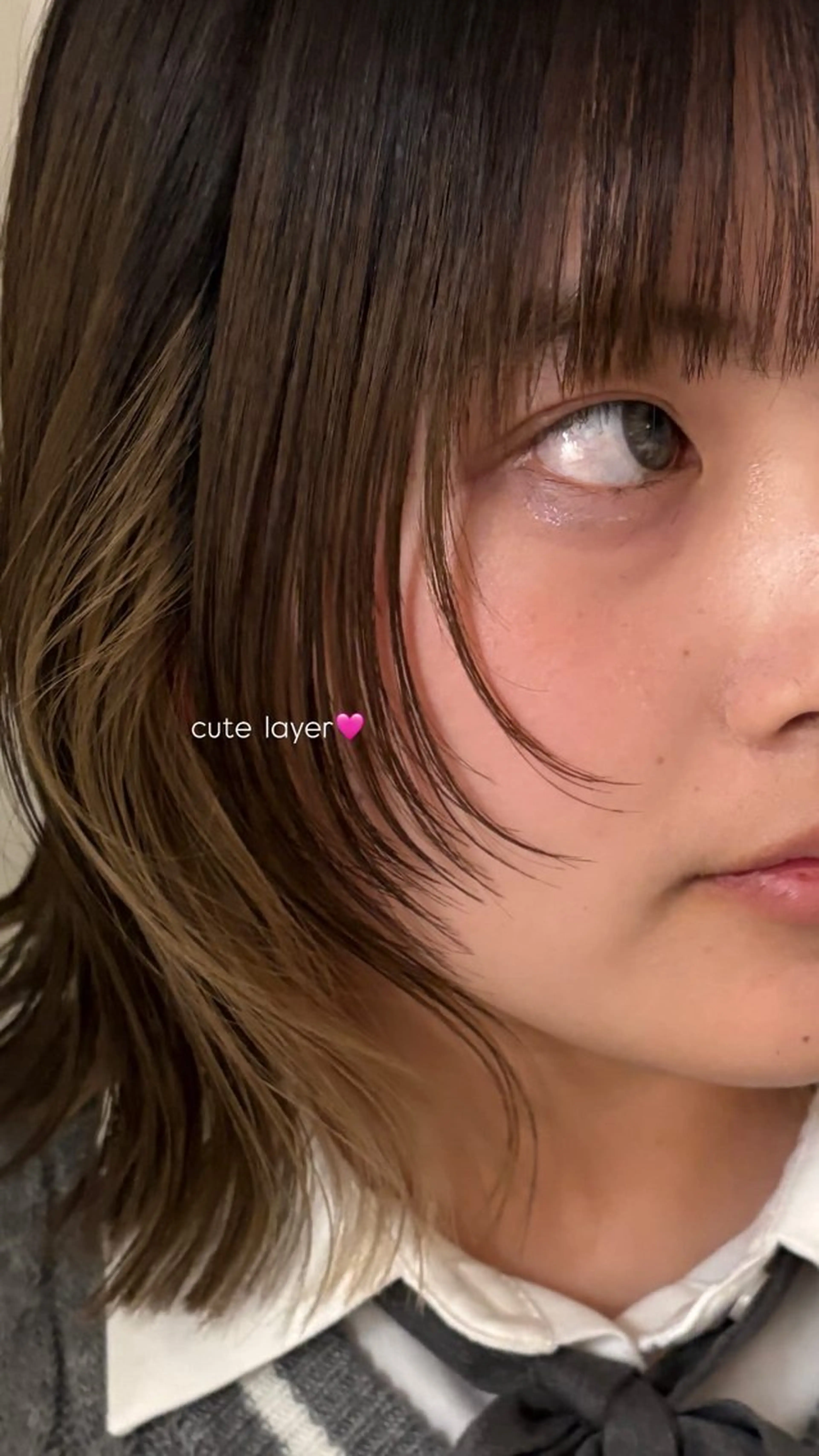 ミディアム ブリーチモデル/ カットモデル/Riaのヘアスタイル