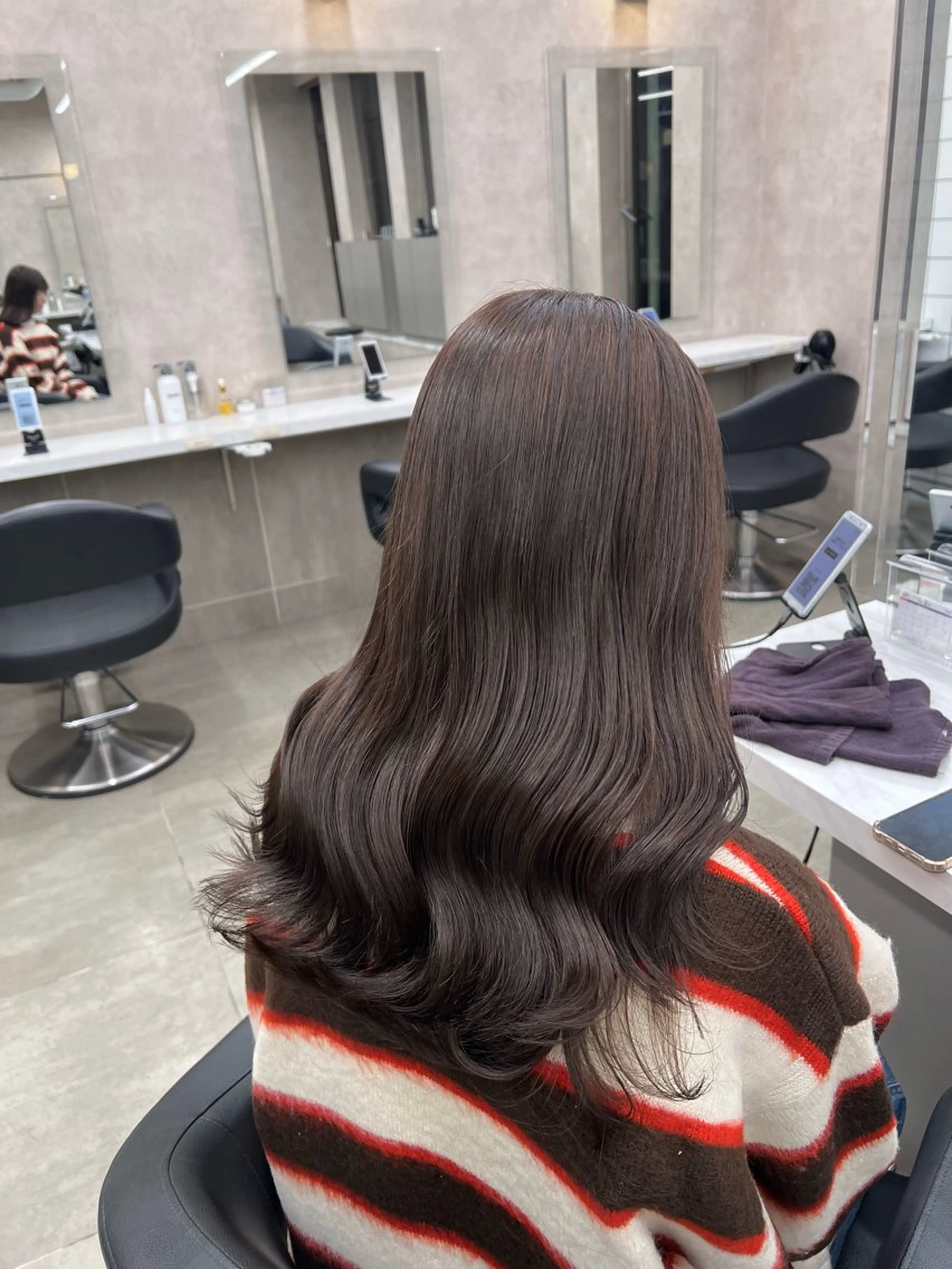 ロング カラー 💖札幌カラー 指名No.1💖玲奈のヘアスタイル