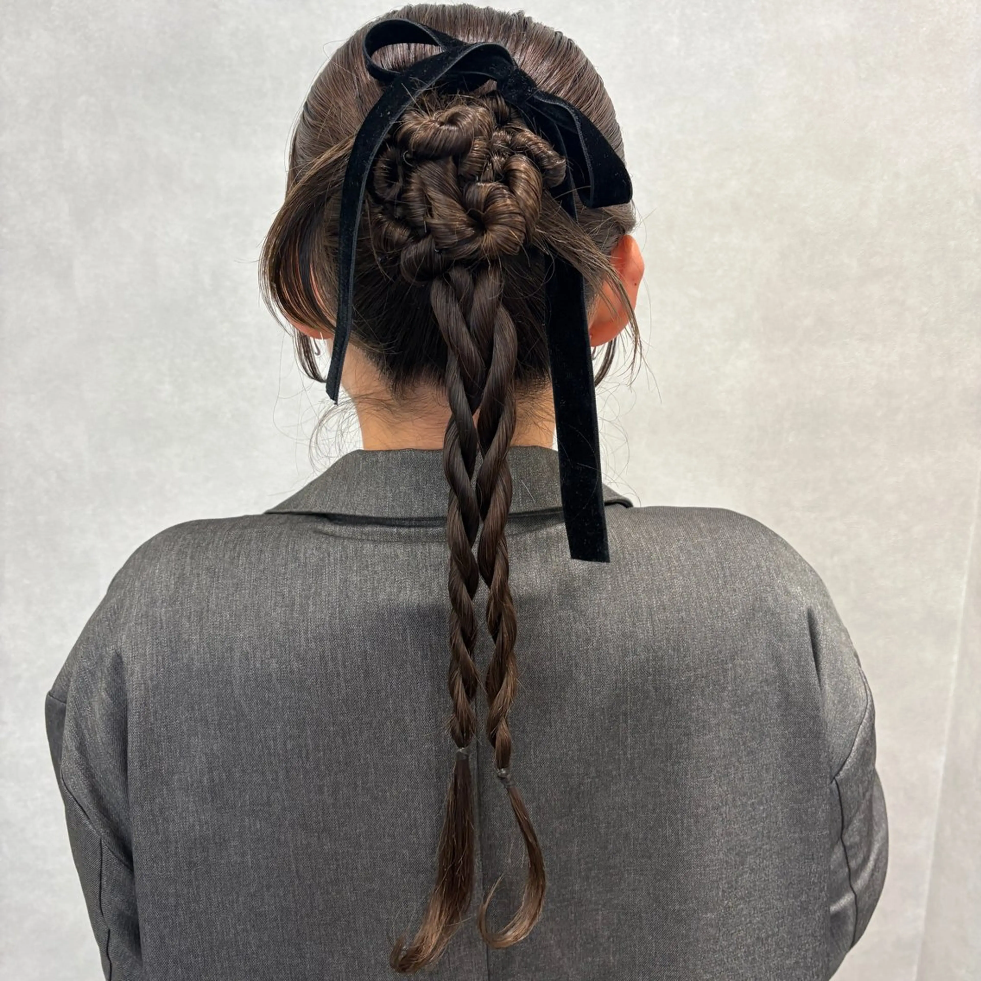 ヘアアレンジ ヘアセット ピンクカラーアレンジ 🩷AYANA🩷のヘアスタイル