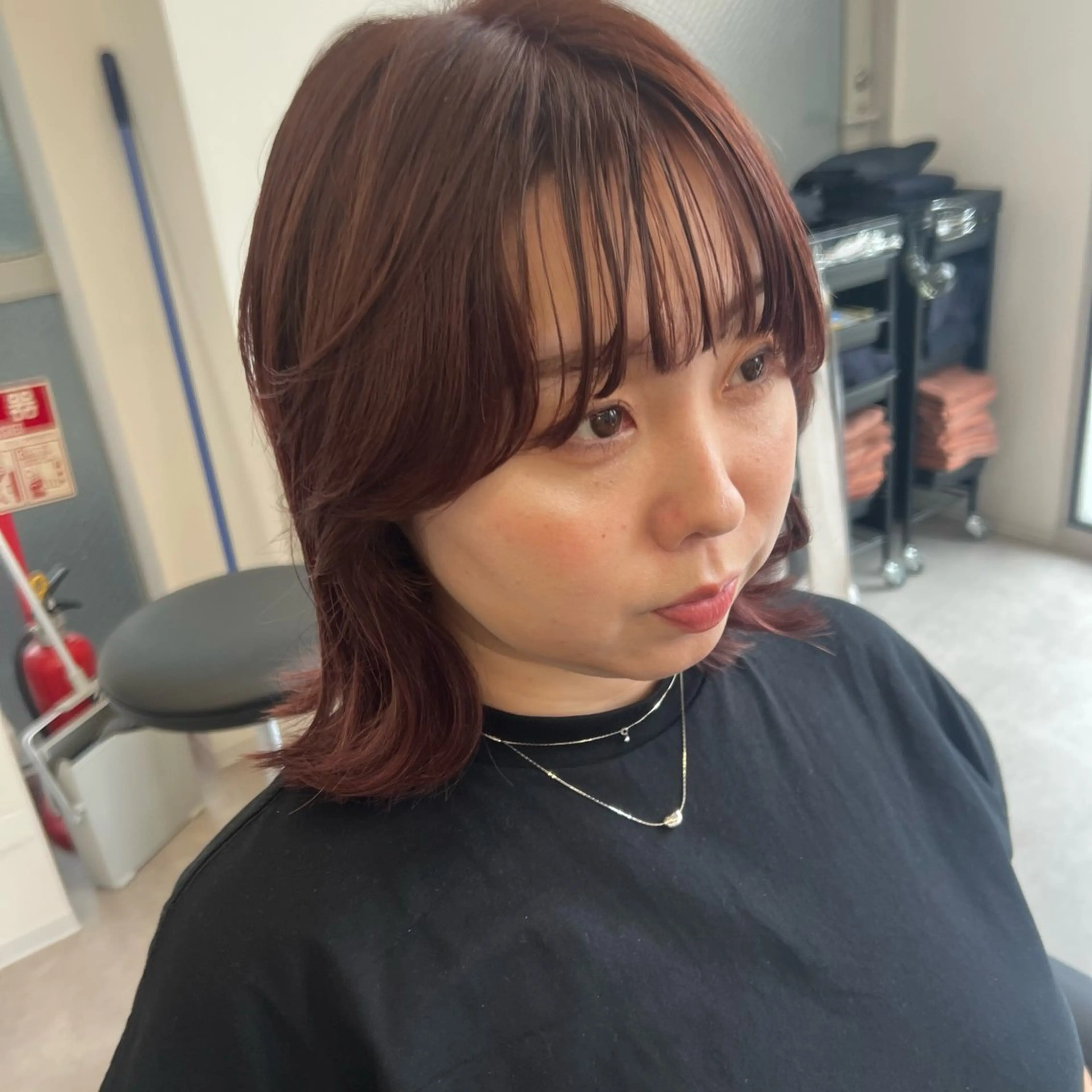 ミディアム カラー 艶髪／シールエクステ 🌻ノゾミ🌻のヘアスタイル