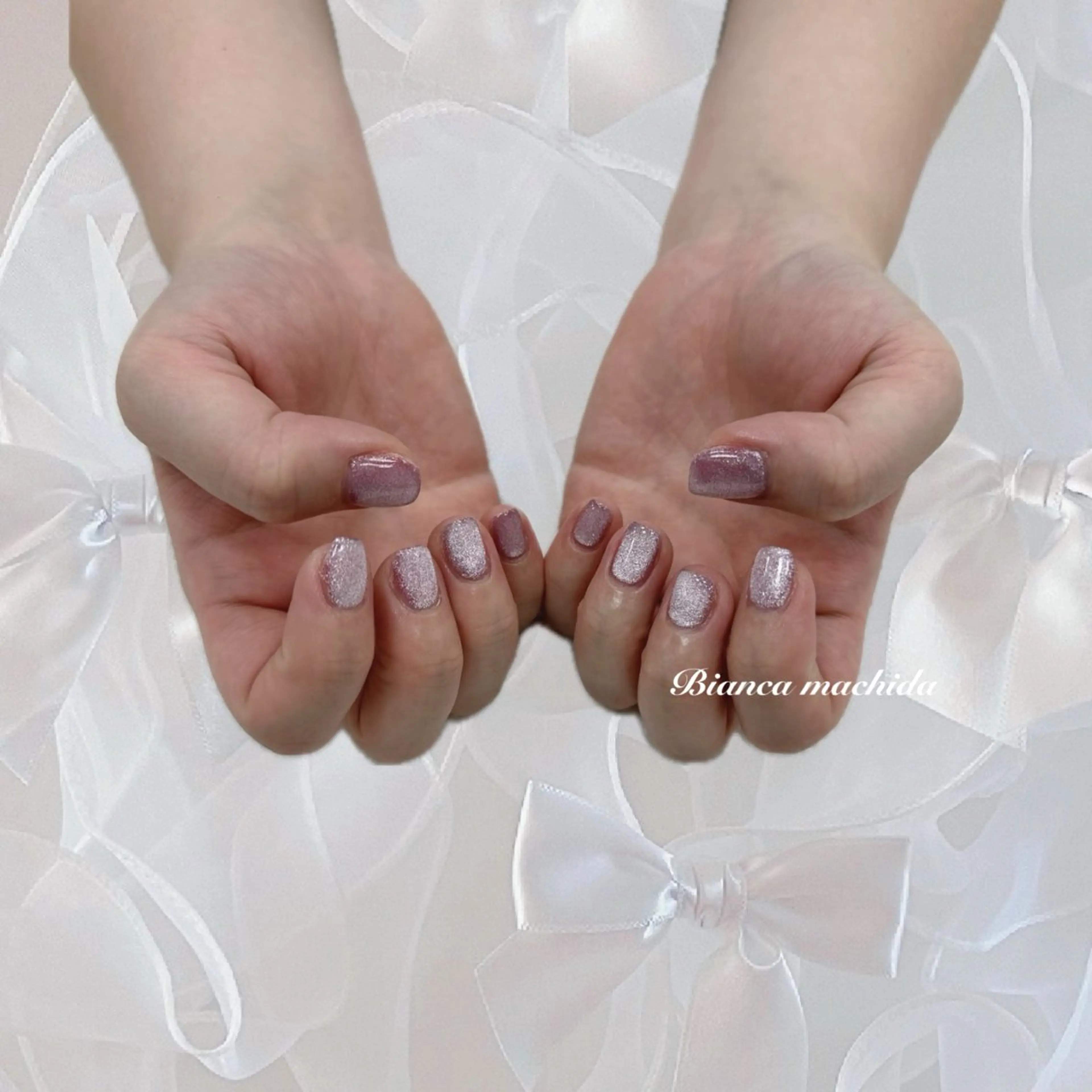 ネイル ハンドネイル BIANCA 🖤 NISHIMURAのネイルデザイン