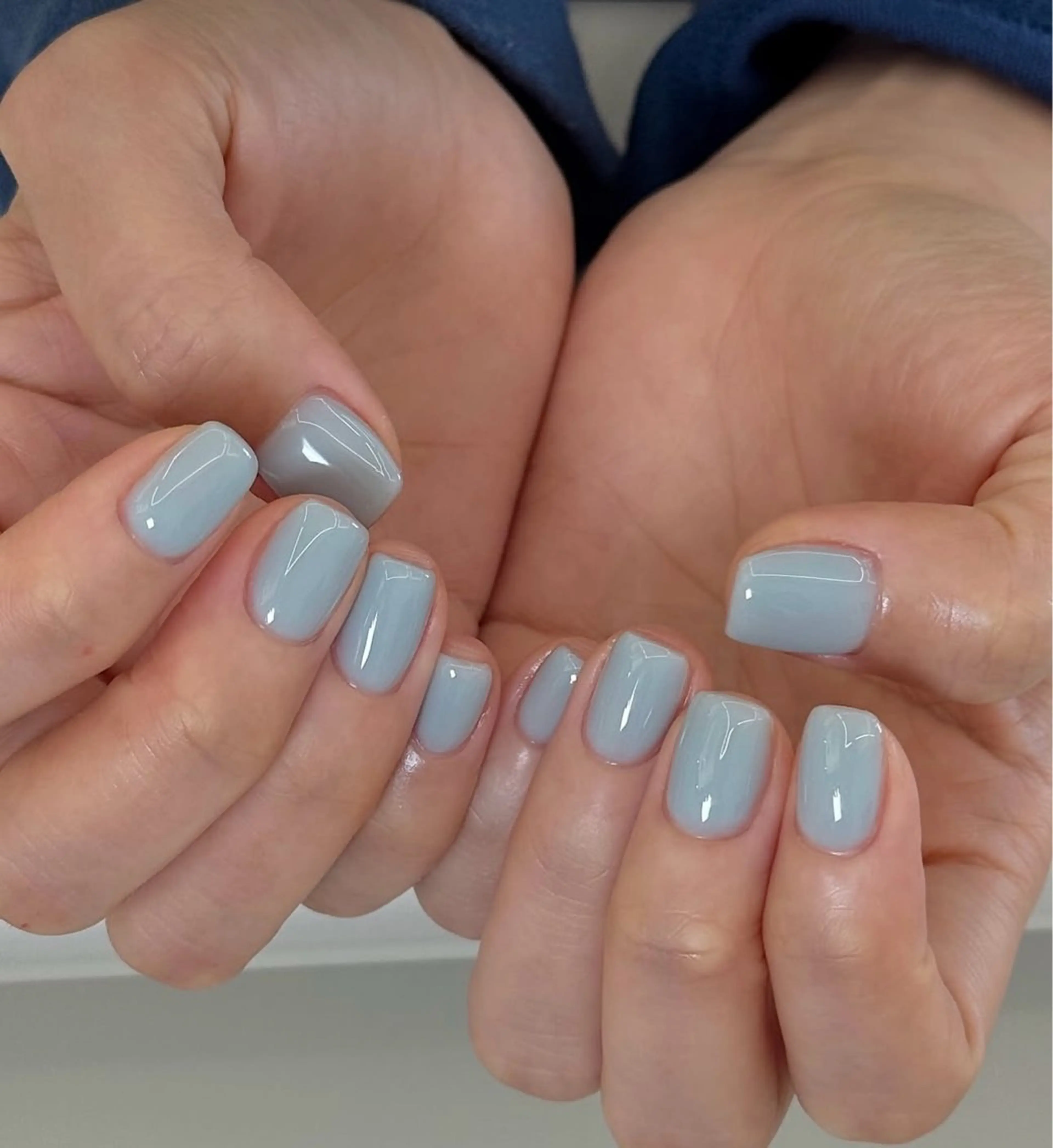 ショート 韓国風ヘア ハンドネイル Aila Nail ShinOkuboのネイルデザイン