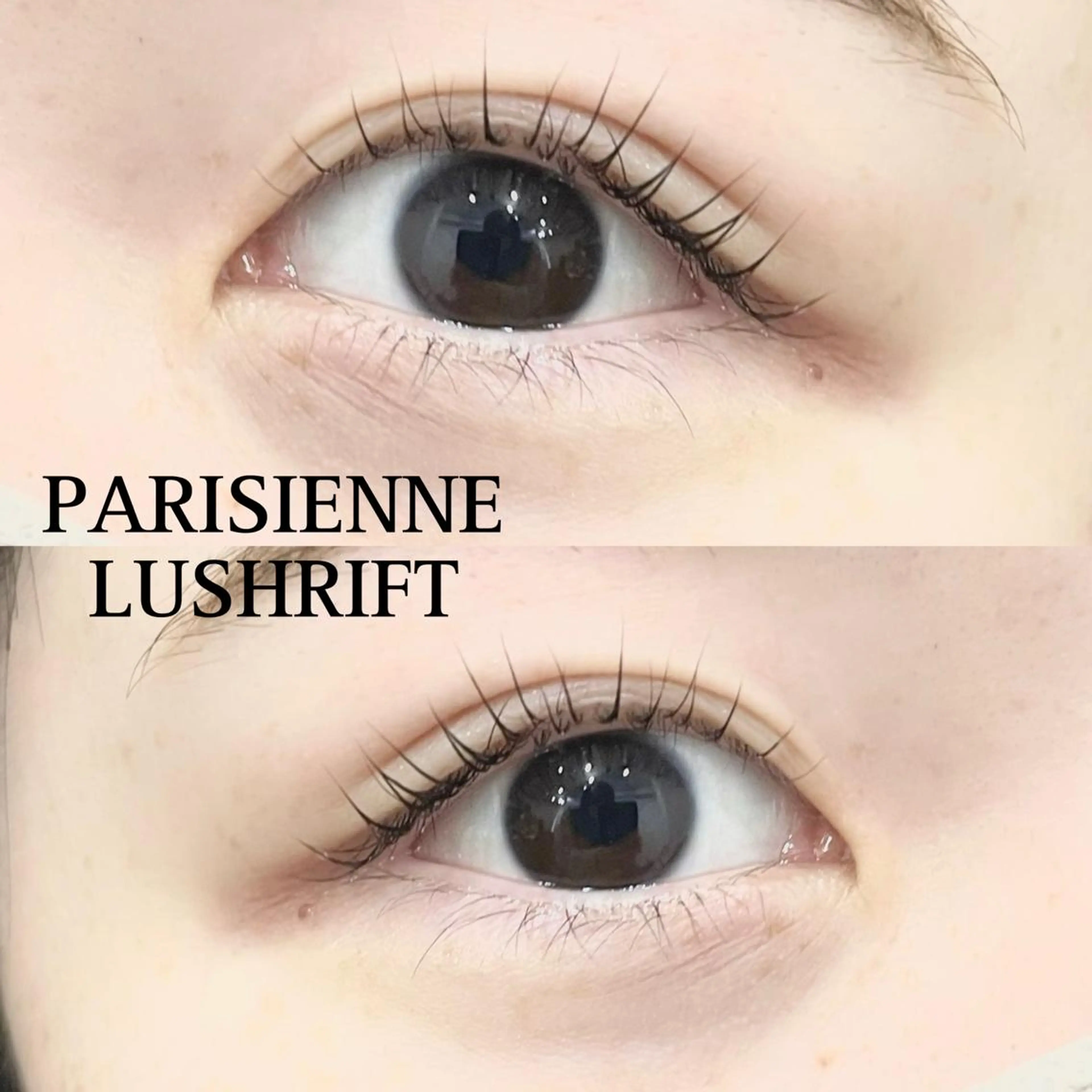 マツエク・マツパ パリジェンヌラッシュリフト MYU🩵 Mirajuのマツエク・マツパデザイン