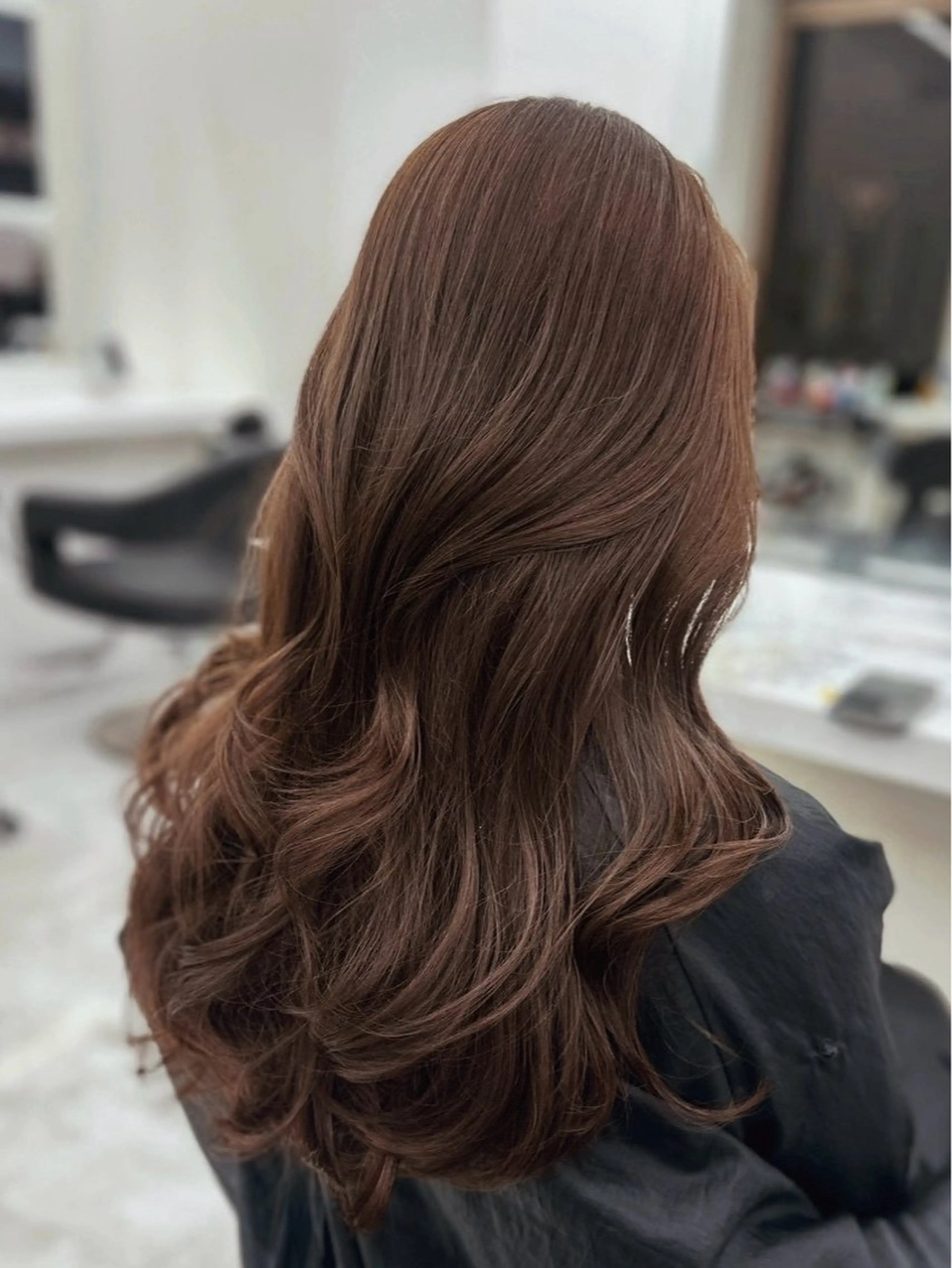 ロング 上品なブラウンカラー 🤎saki🤎のヘアスタイル