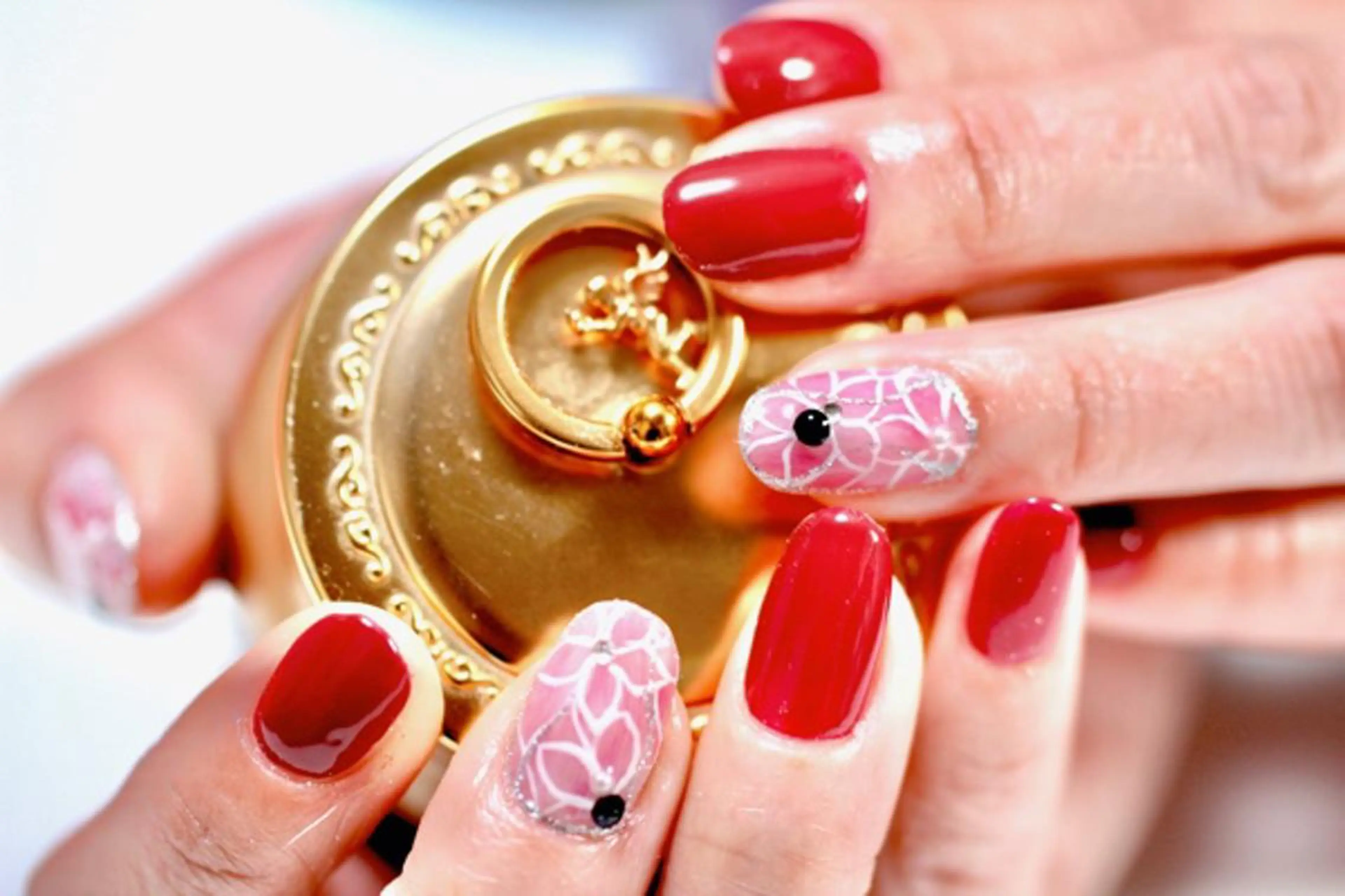 ネイル アートネイル フラワーネイル ジェルネイル ワンカラーネイル しみ えんのネイルデザイン