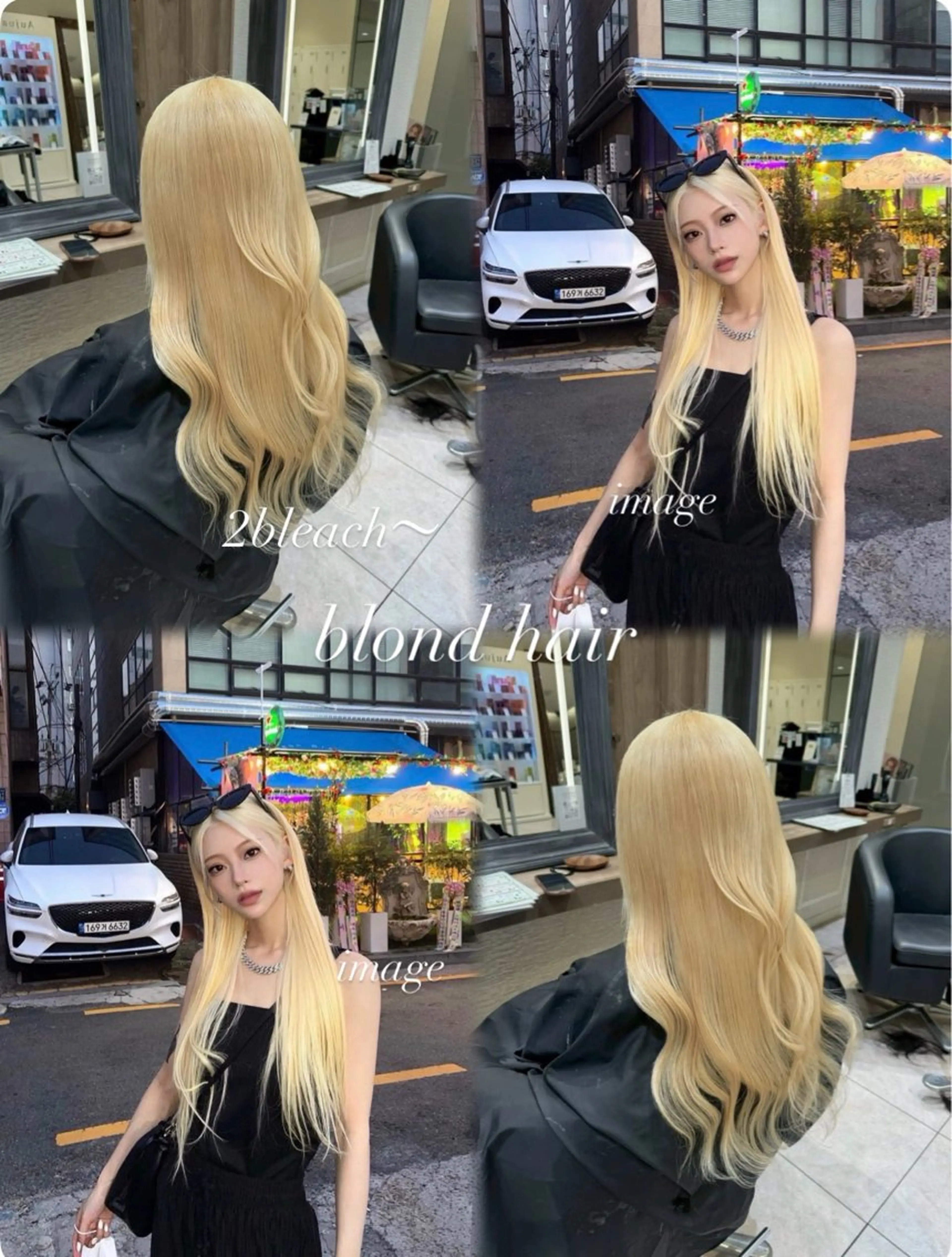 ロング カラー ブロンド ヘアカラー トリートメント ハイトーン✨/透明感 カラー/shogoのヘアスタイル