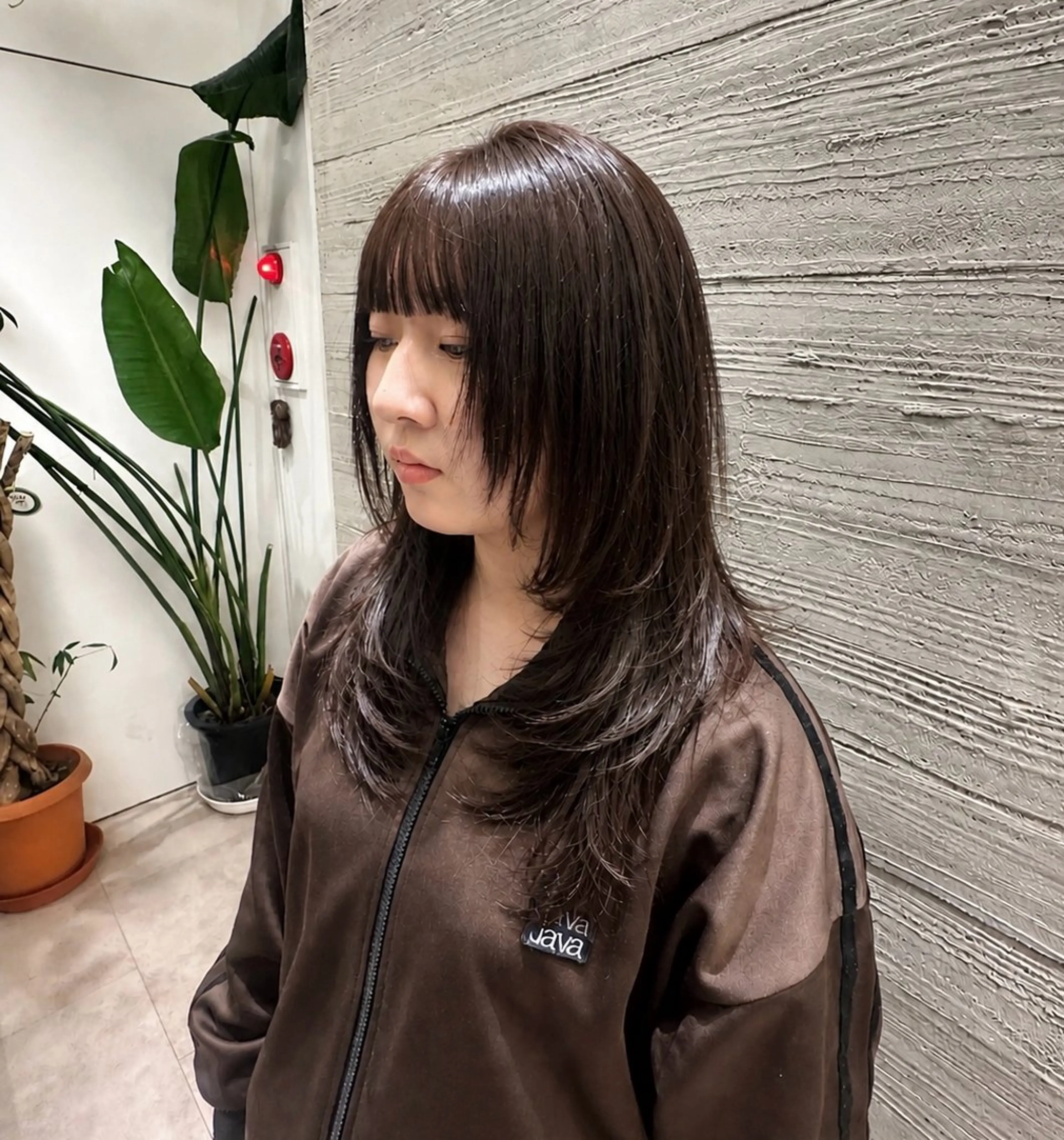 ミディアム カラー レイヤーカット カット ヘアカラー ナカイフウタ /パーマのヘアスタイル