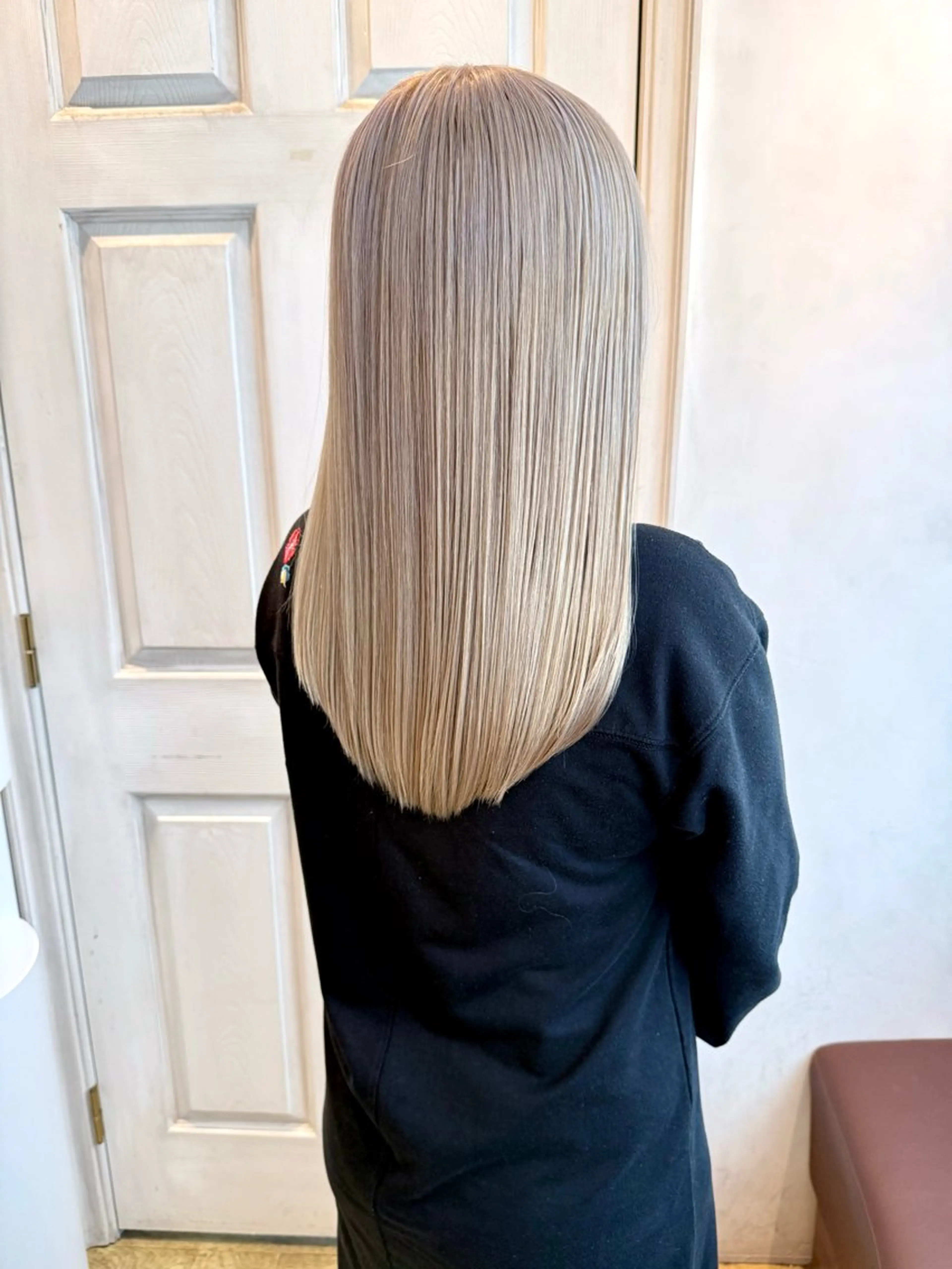 セミロング ヘアカラー トリートメント 千 田のヘアスタイル