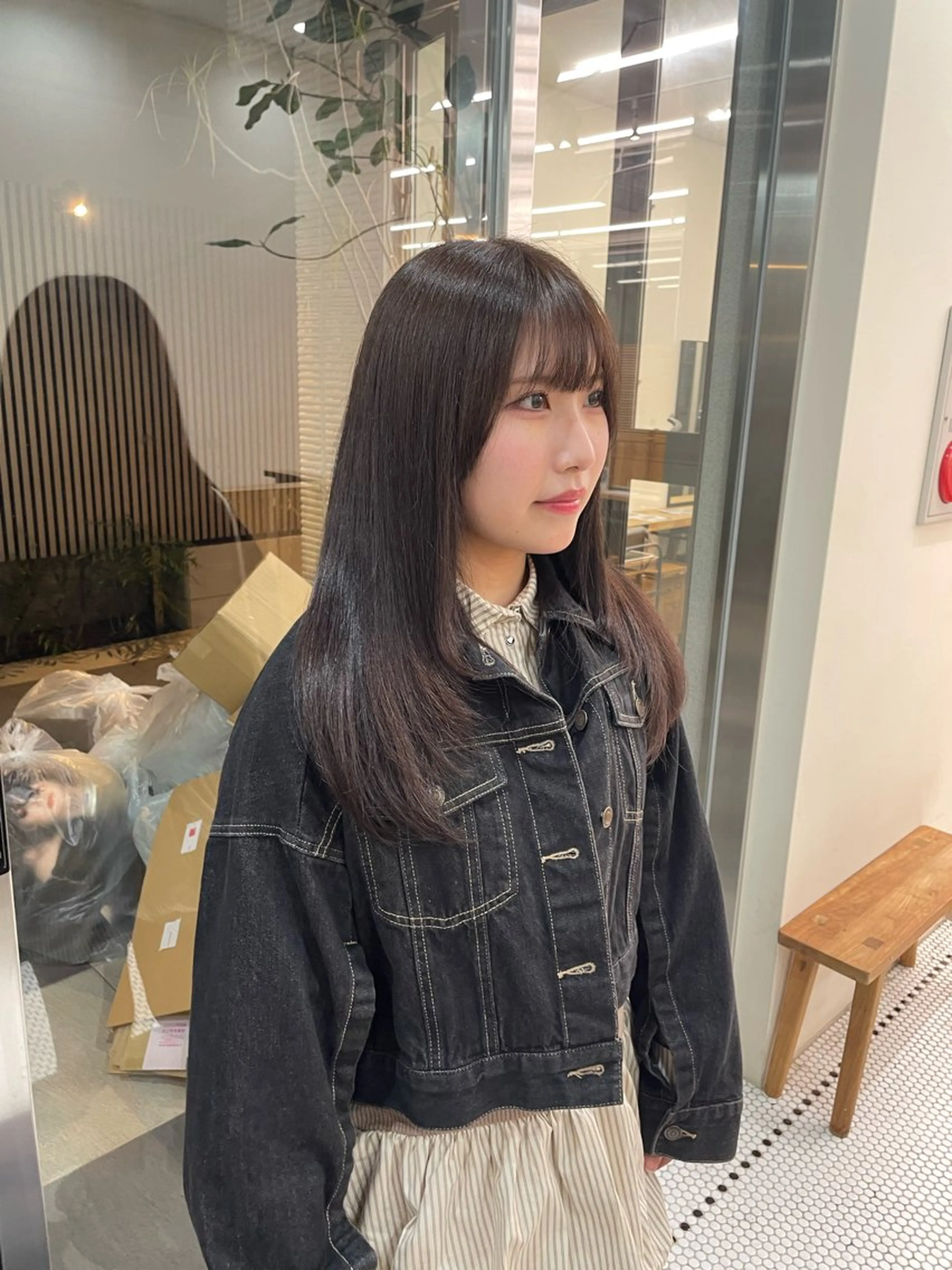 セミロング レイヤーカット 🌱 はるかのヘアスタイル