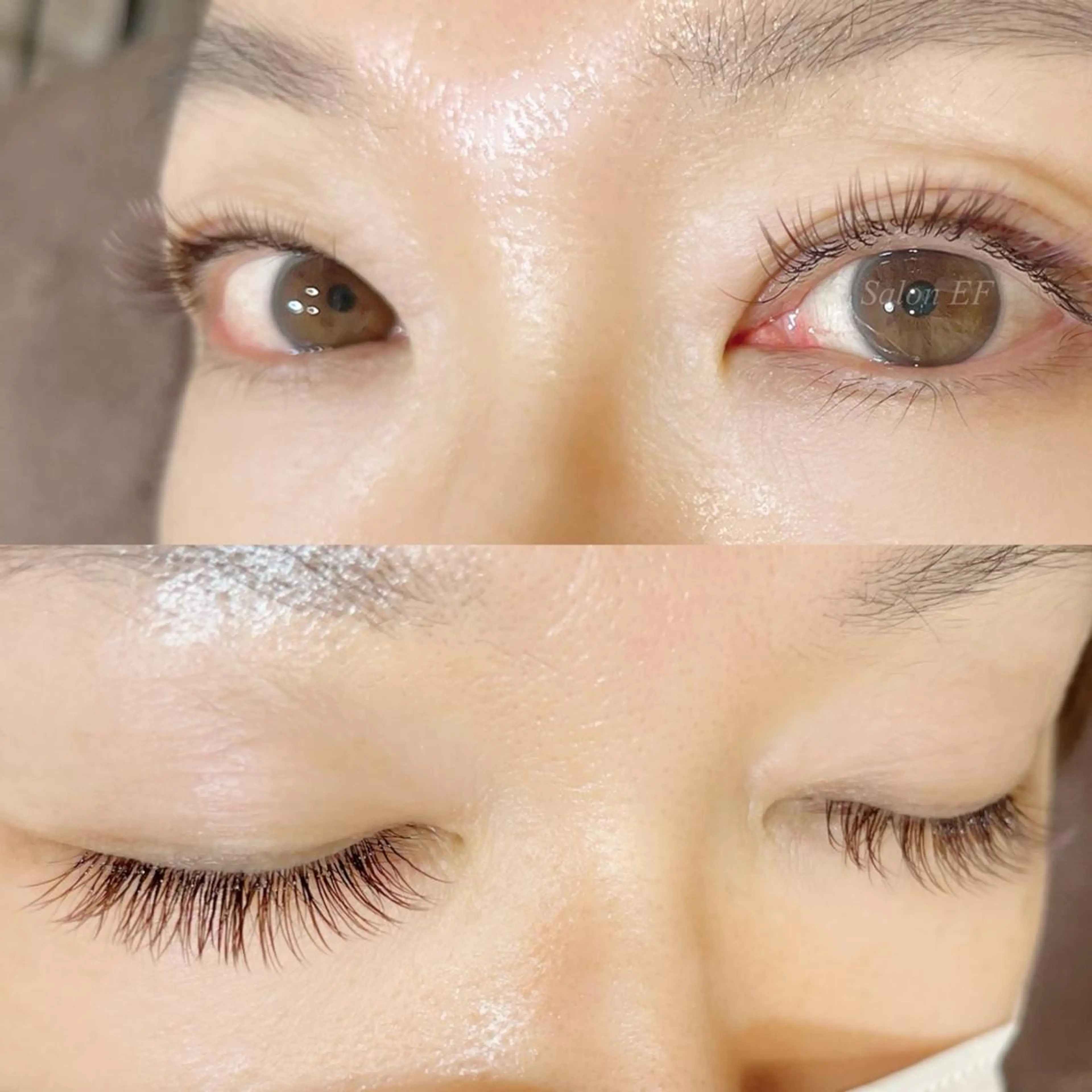 マツエク・マツパ カラーマツエク フラットラッシュ EYE405 fukuyamaのマツエク・マツパデザイン