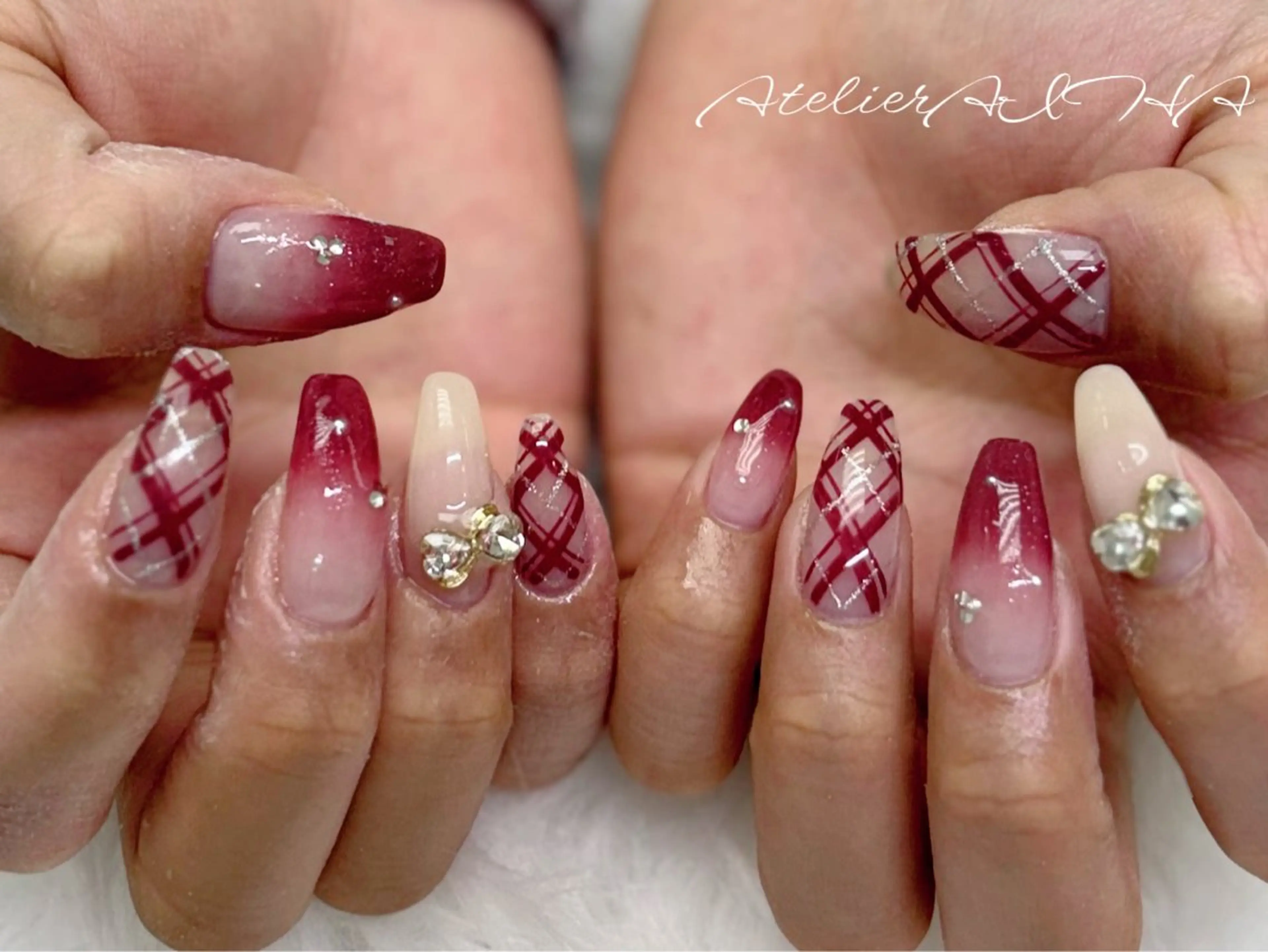 ネイル ハンドネイル nail&eyelashsalon atelier fam上本町店所属・アトリエ FAMのネイルデザイン